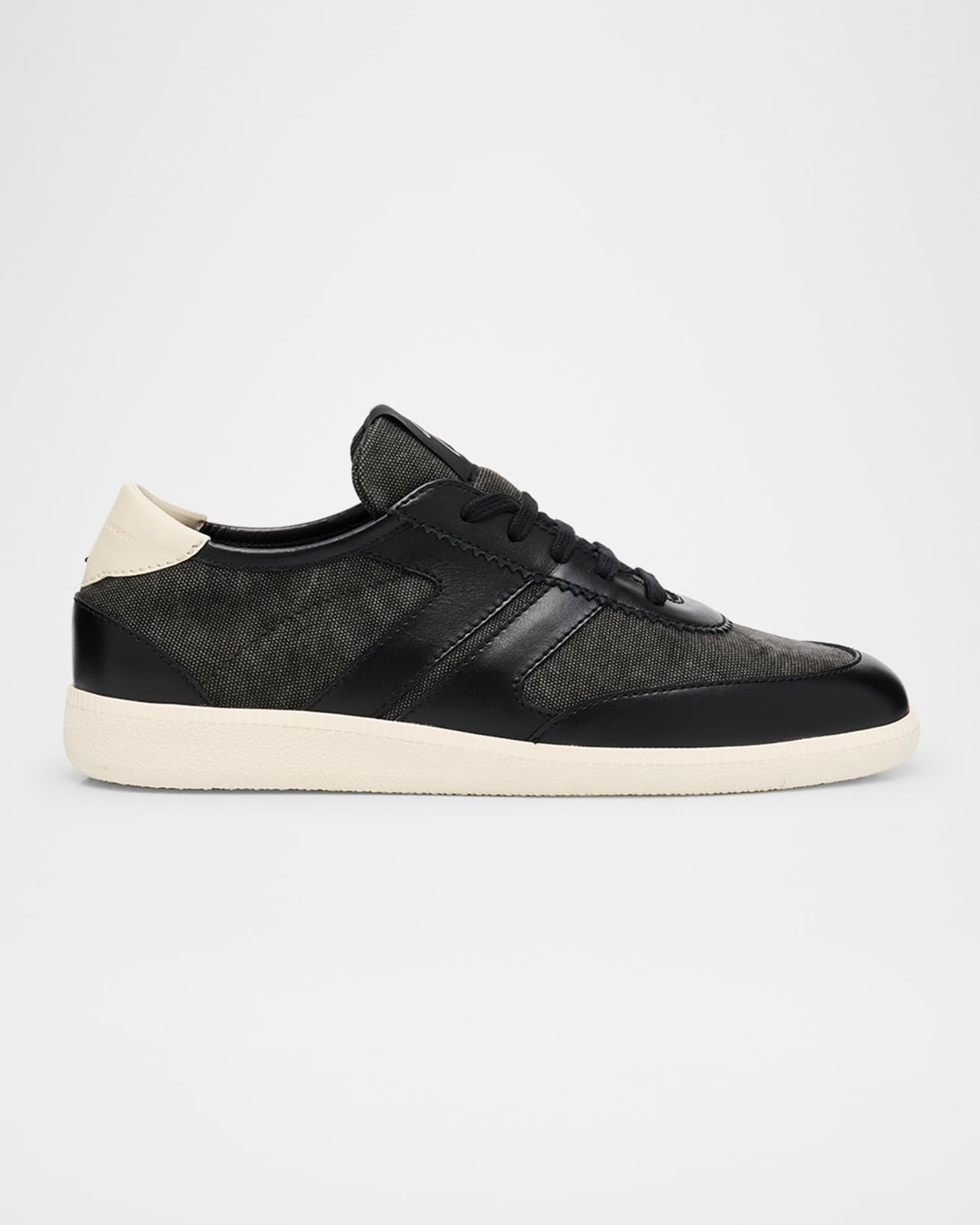 Men's Orei Canvas and Leather Low-Top Sneakers 0