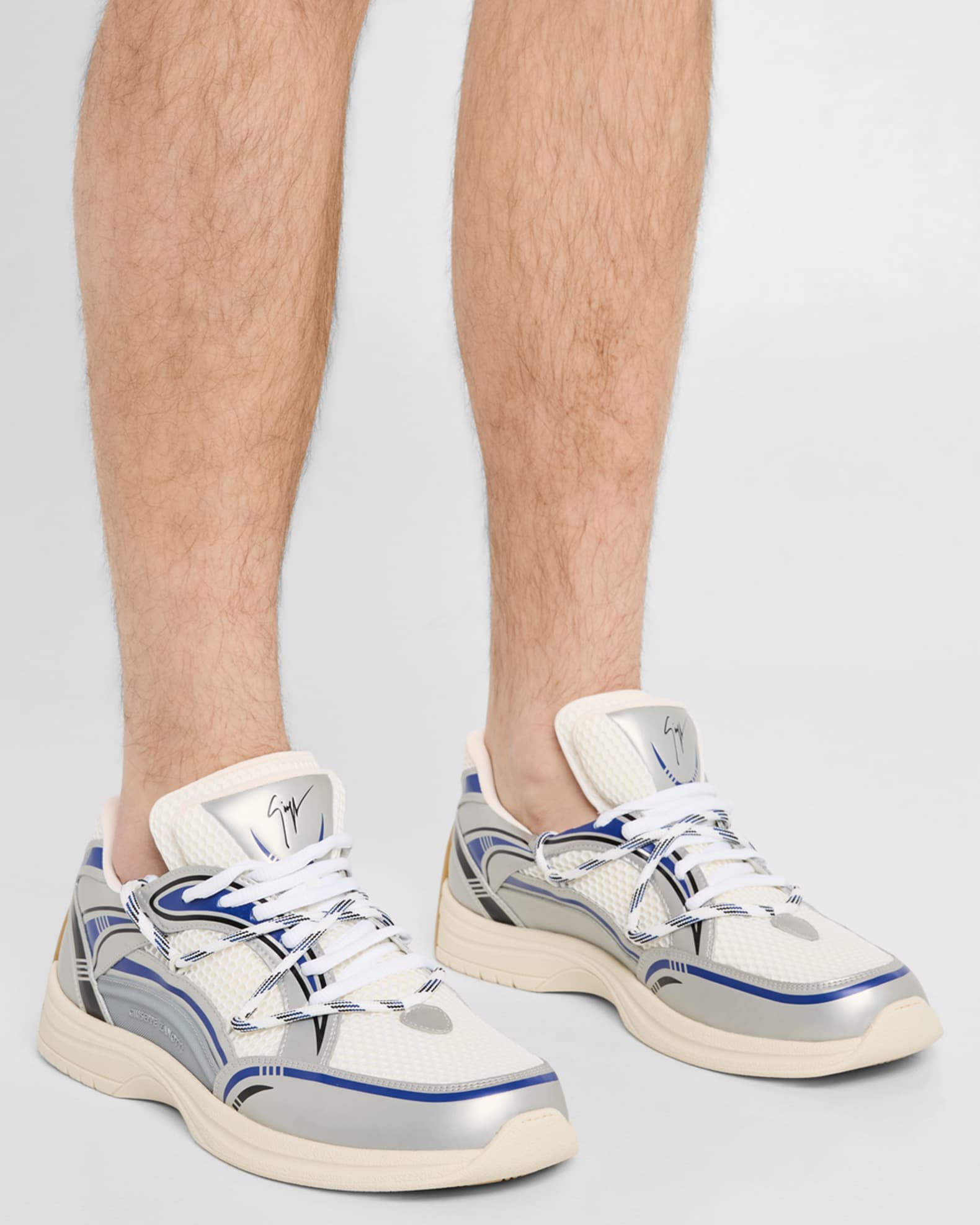 Men's GZ Trail Mesh Low-Top Sneakers - Thumbnail 2
