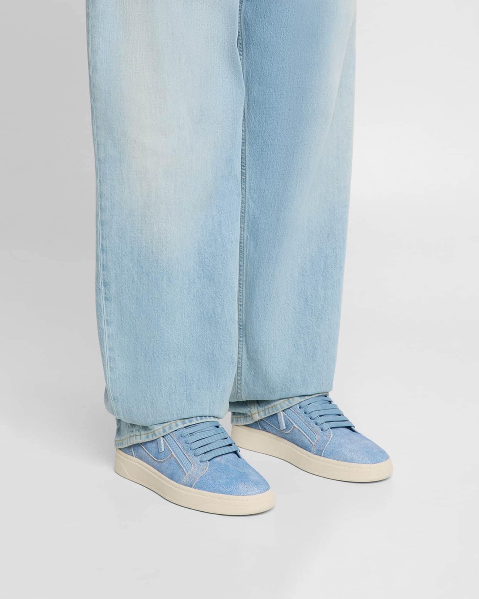 Men's GZ 94 Denim Low-Top Sneakers 1