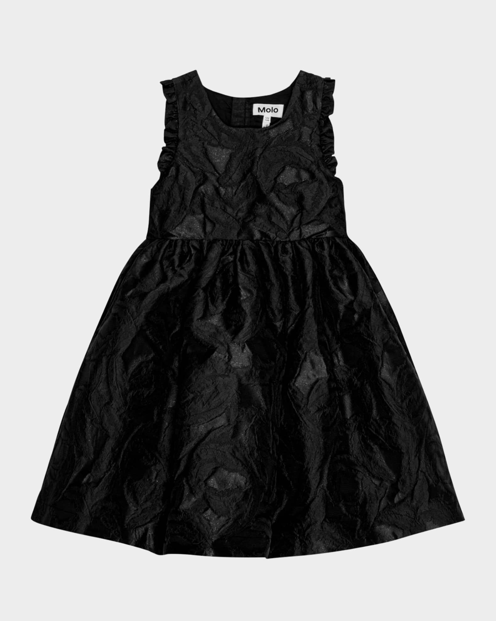 Girl's Cortney Textured A-Line Dress 0