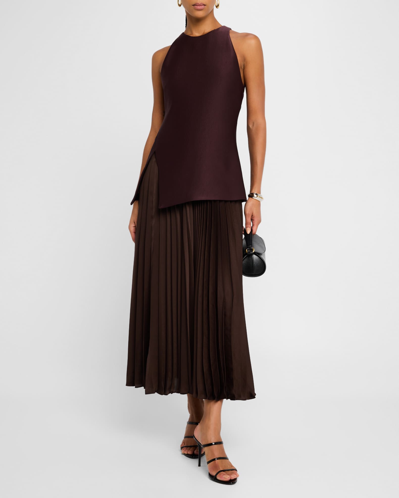 Willow Sleeveless Pleated Maxi Dress 1