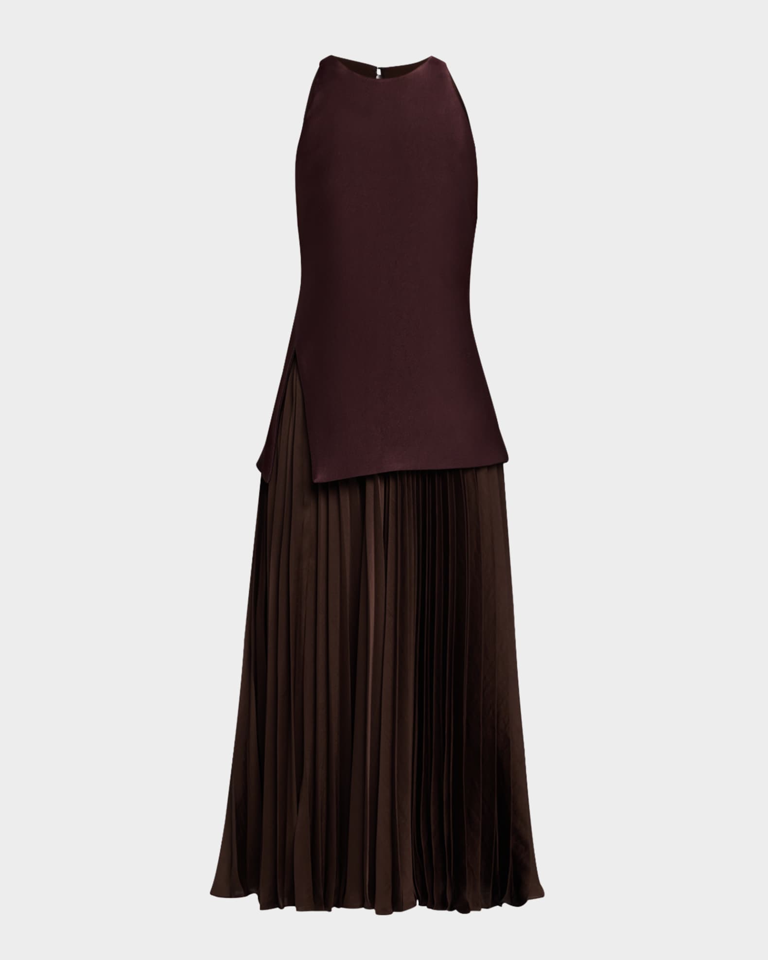 Willow Sleeveless Pleated Maxi Dress 0