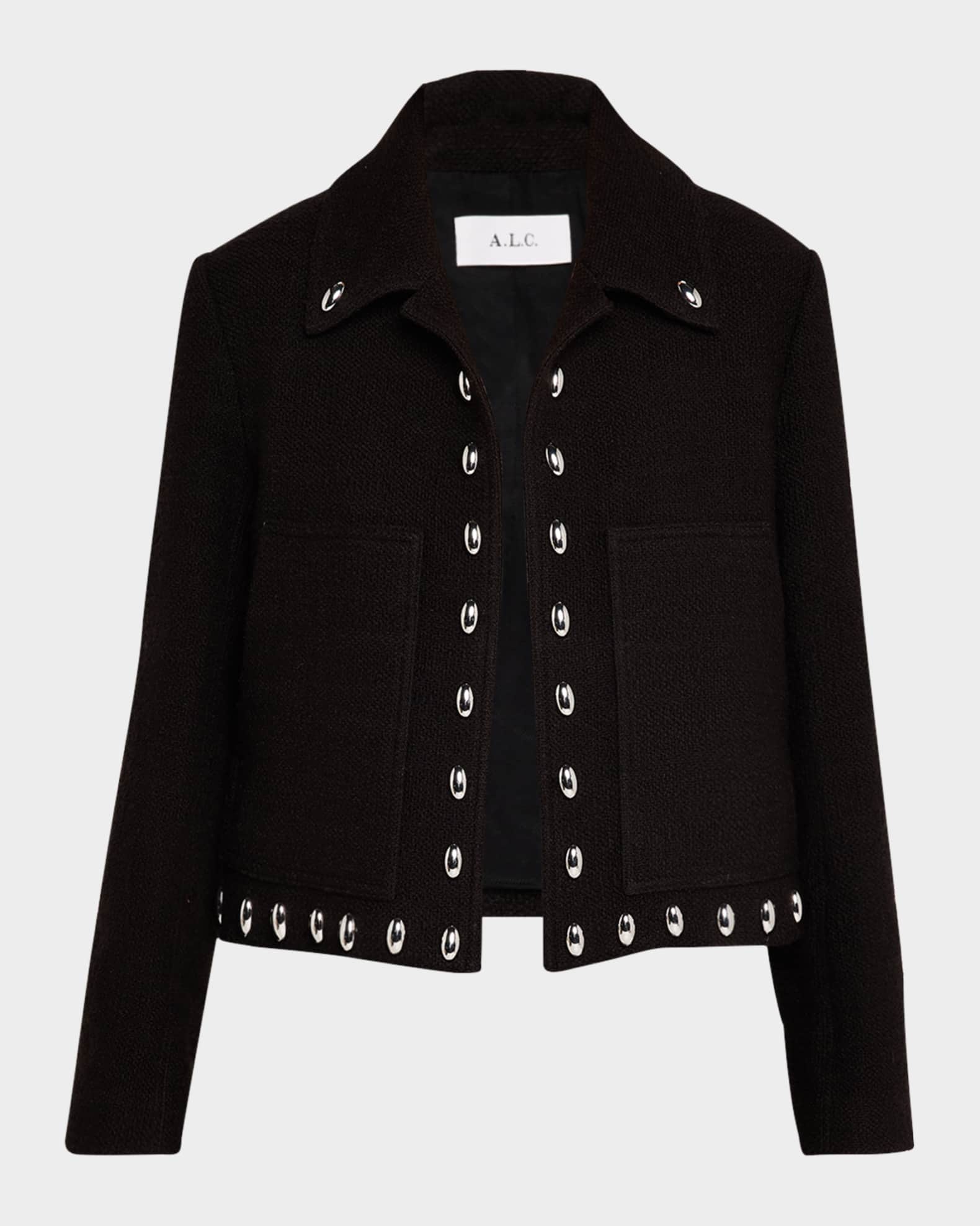 Grey Studded Jacket 0