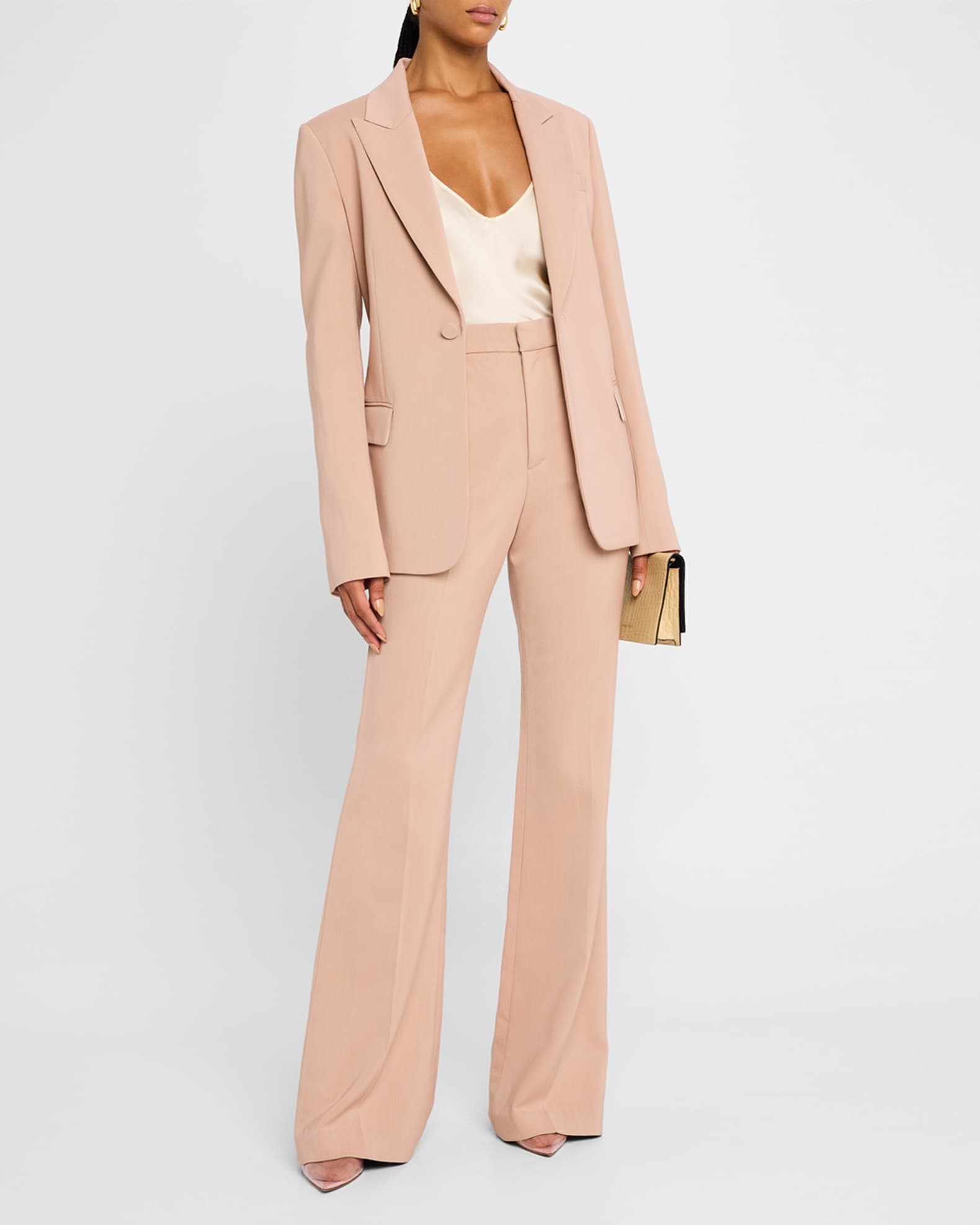 Sophie II Straight-Leg Twill Pants 1