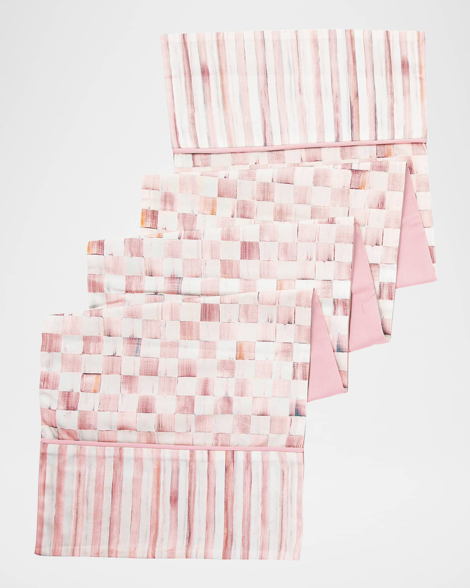 MacKenzieChilds Rosy Check Table Runner, 14" x 17" Neiman Marcus