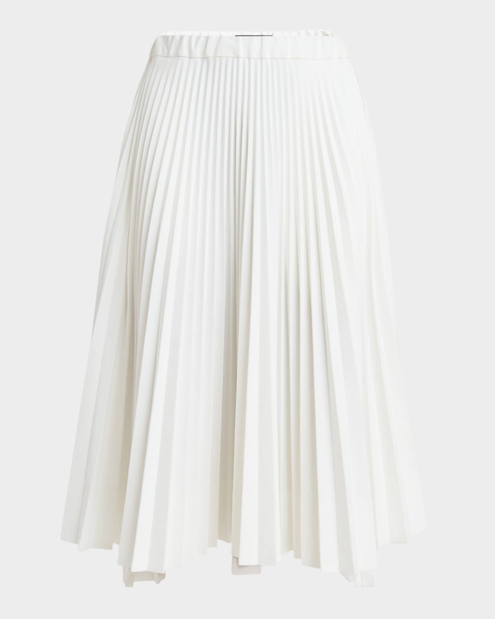 Pleated Midi Skirt 0
