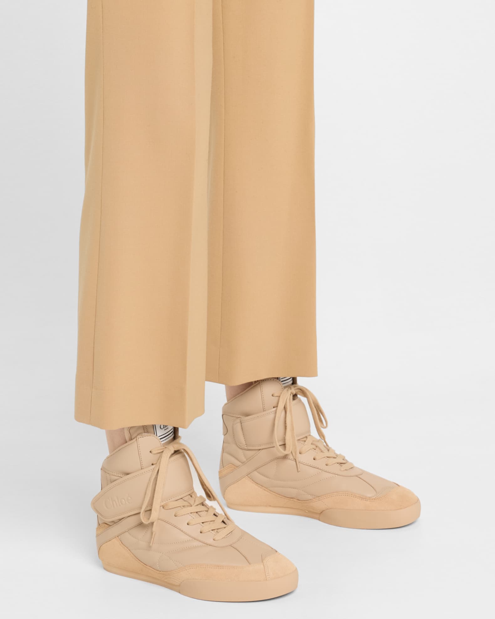 Kick Leather High-Top Sneakers 1