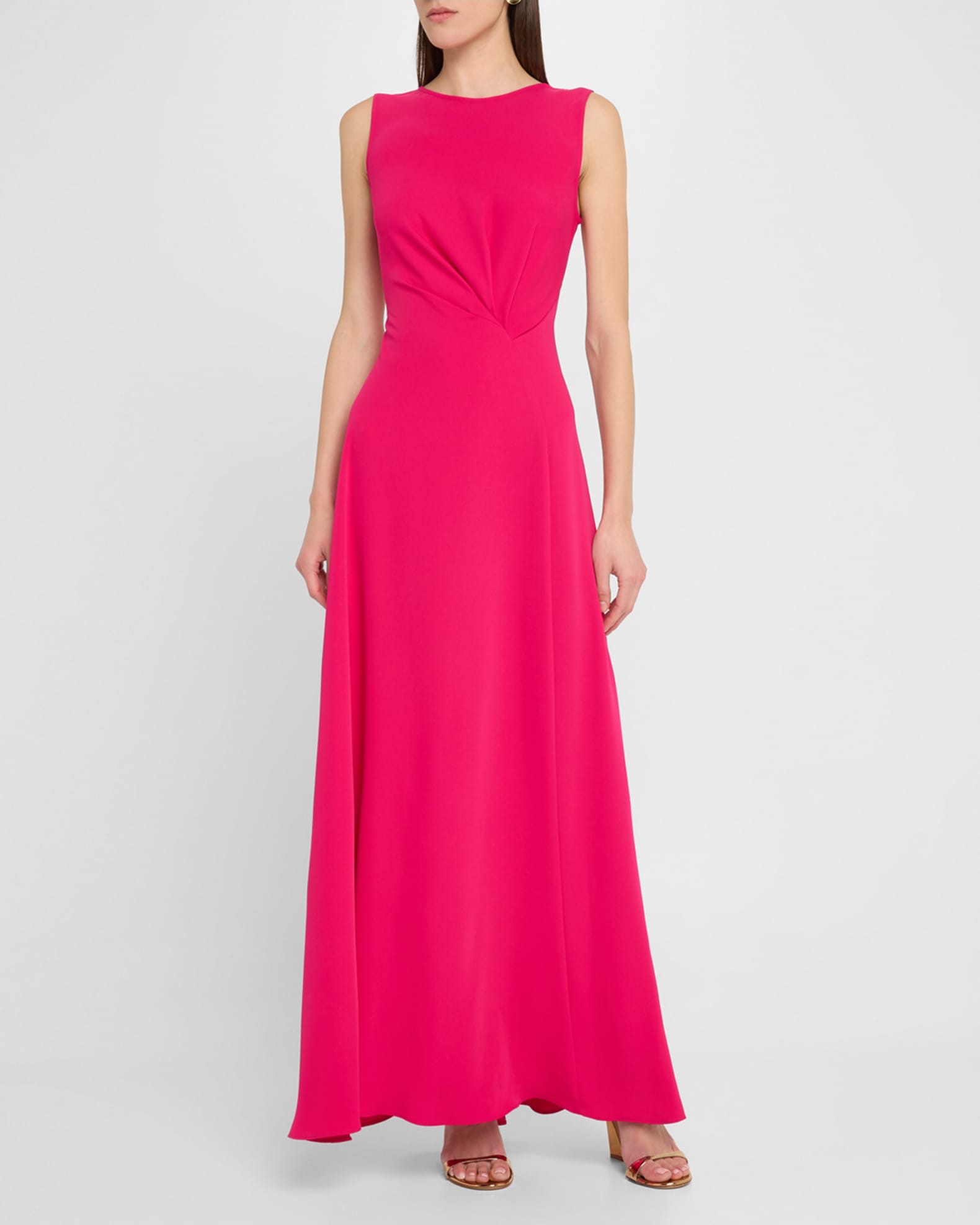 Mythical Sleeveless Gathered Maxi Dress