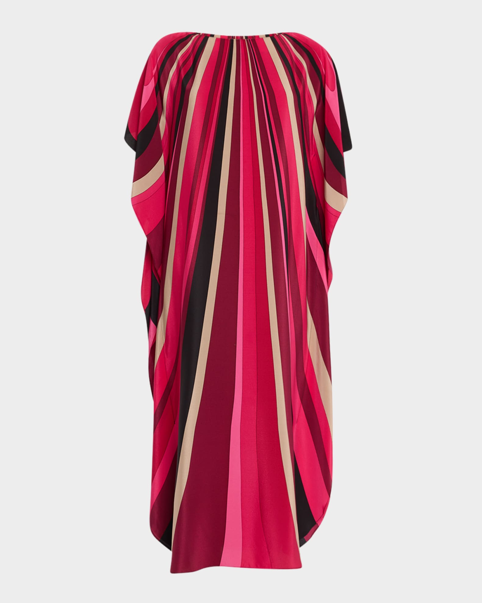 Trina Turk Jalani Maxi Caftan Dress Fairy Fuchsia Multi
