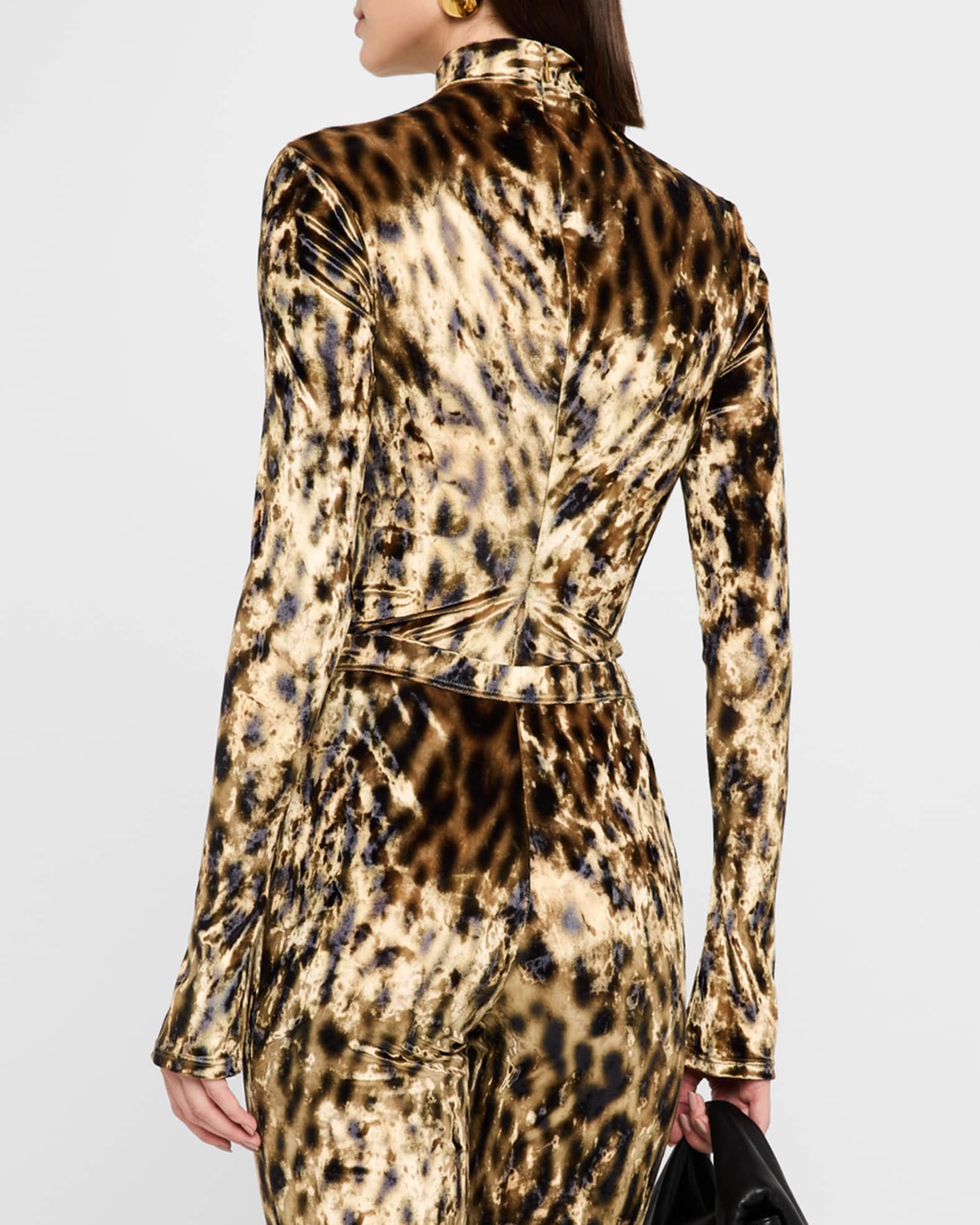 トップス 24karats stay gold leopard velvet set up 24karats stay gold leopard velvet set up