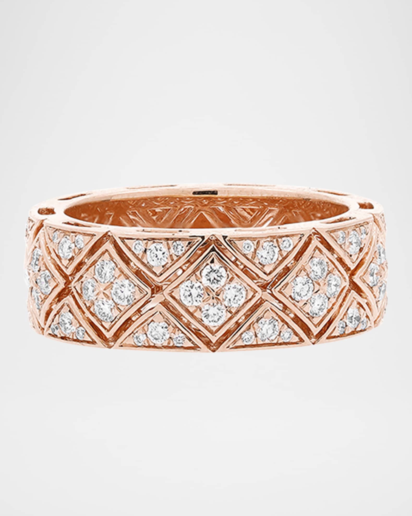 18K Fluidity High Jewelry Diamond Ring, Size 7 0