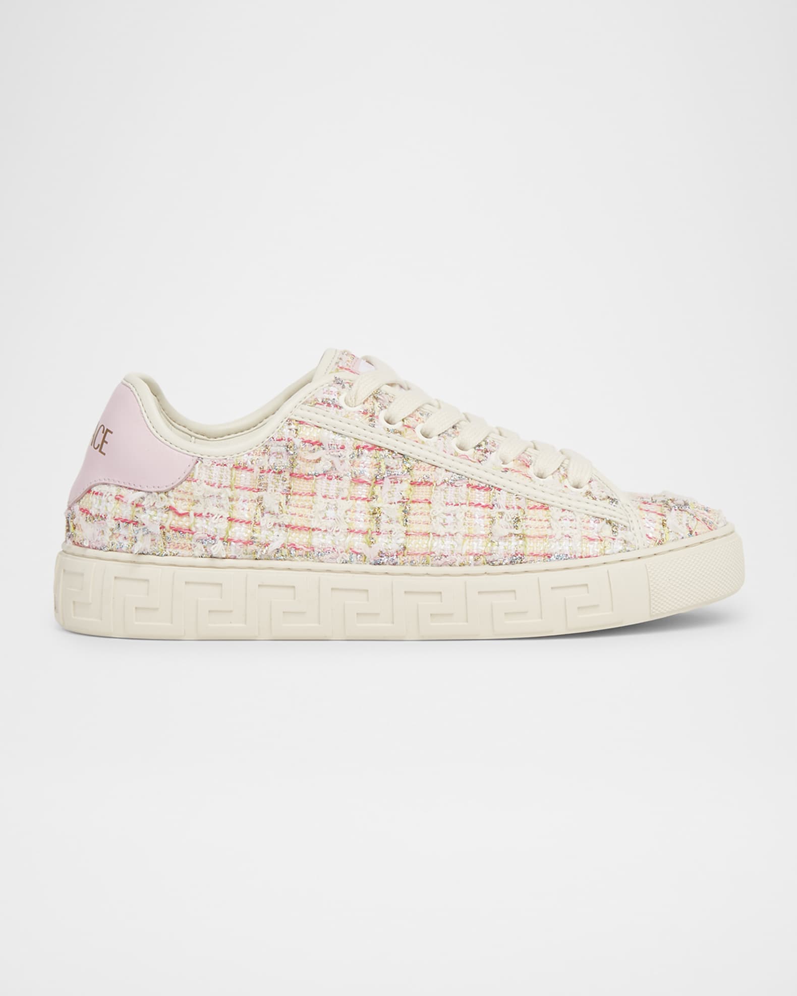 Greca Boucle Low-Top Sneakers 0