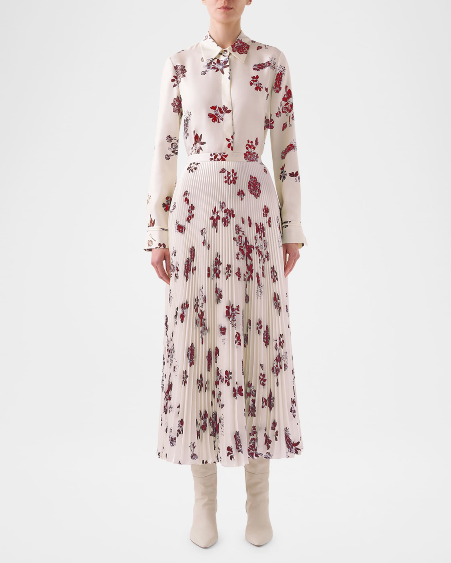 Cruz Floral Silk Shirt 1
