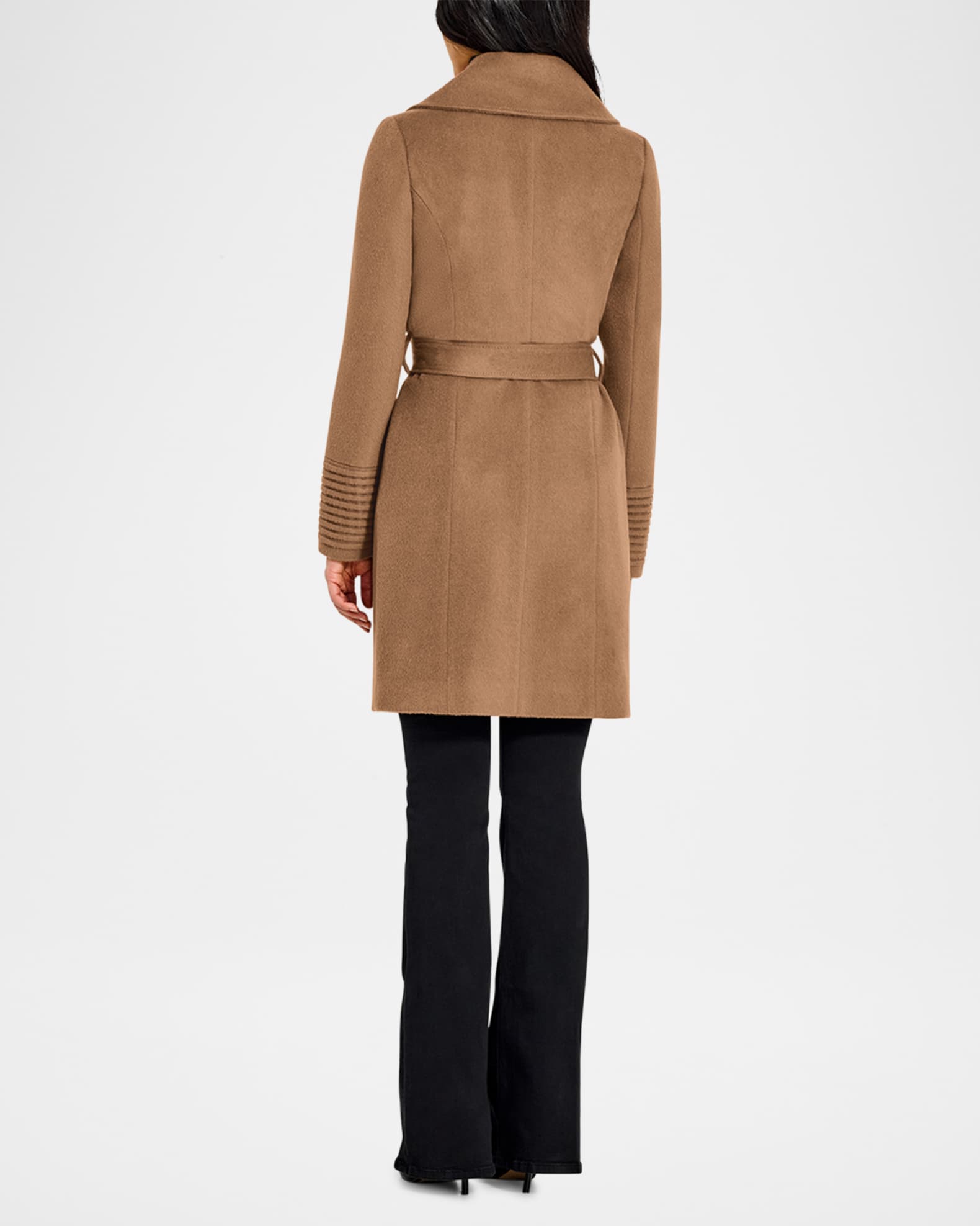 Mid Length Alpaca Wrap Coat