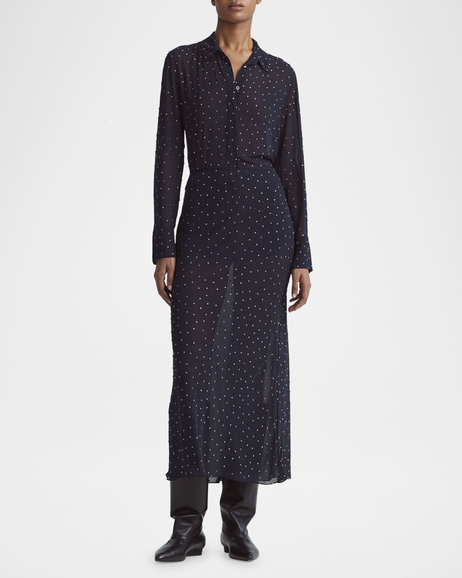 Kinski Embellished Midi Skirt 1