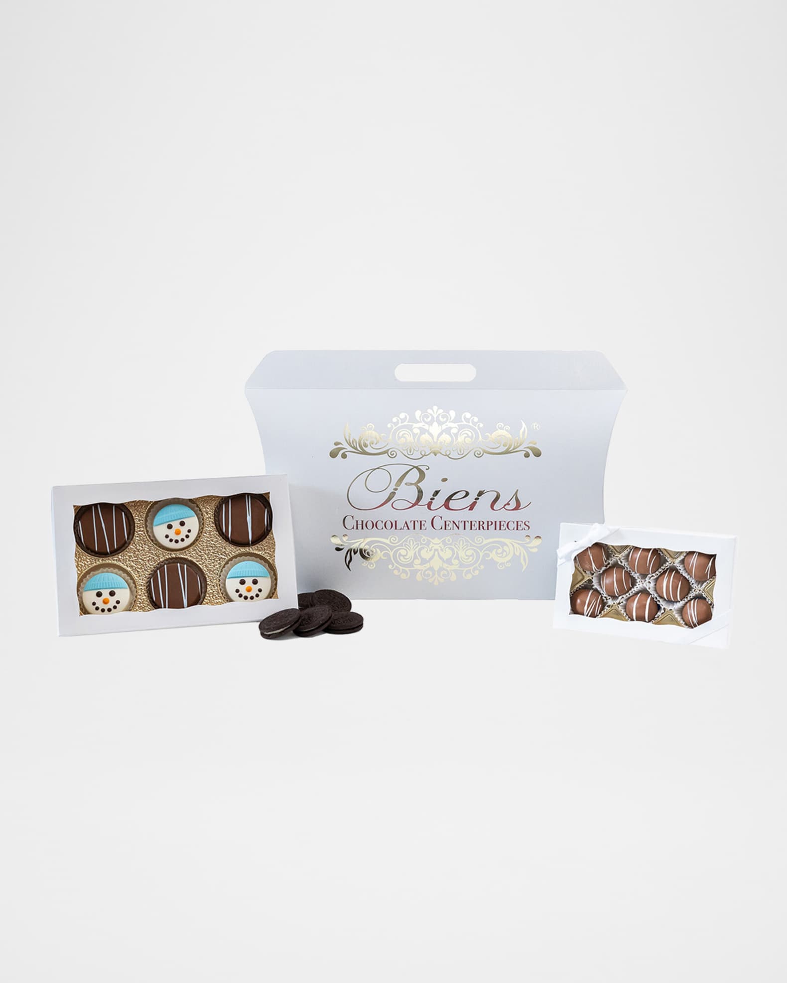 Snowmen Sandwich Cookie & Bien Tote Box 0