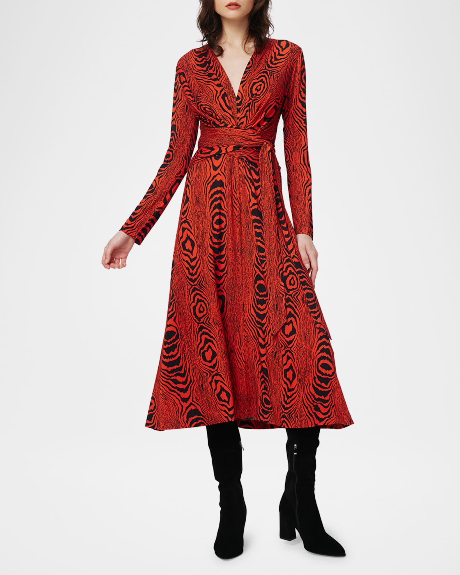 Diane Von Furstenberg Dorothee Dress Red