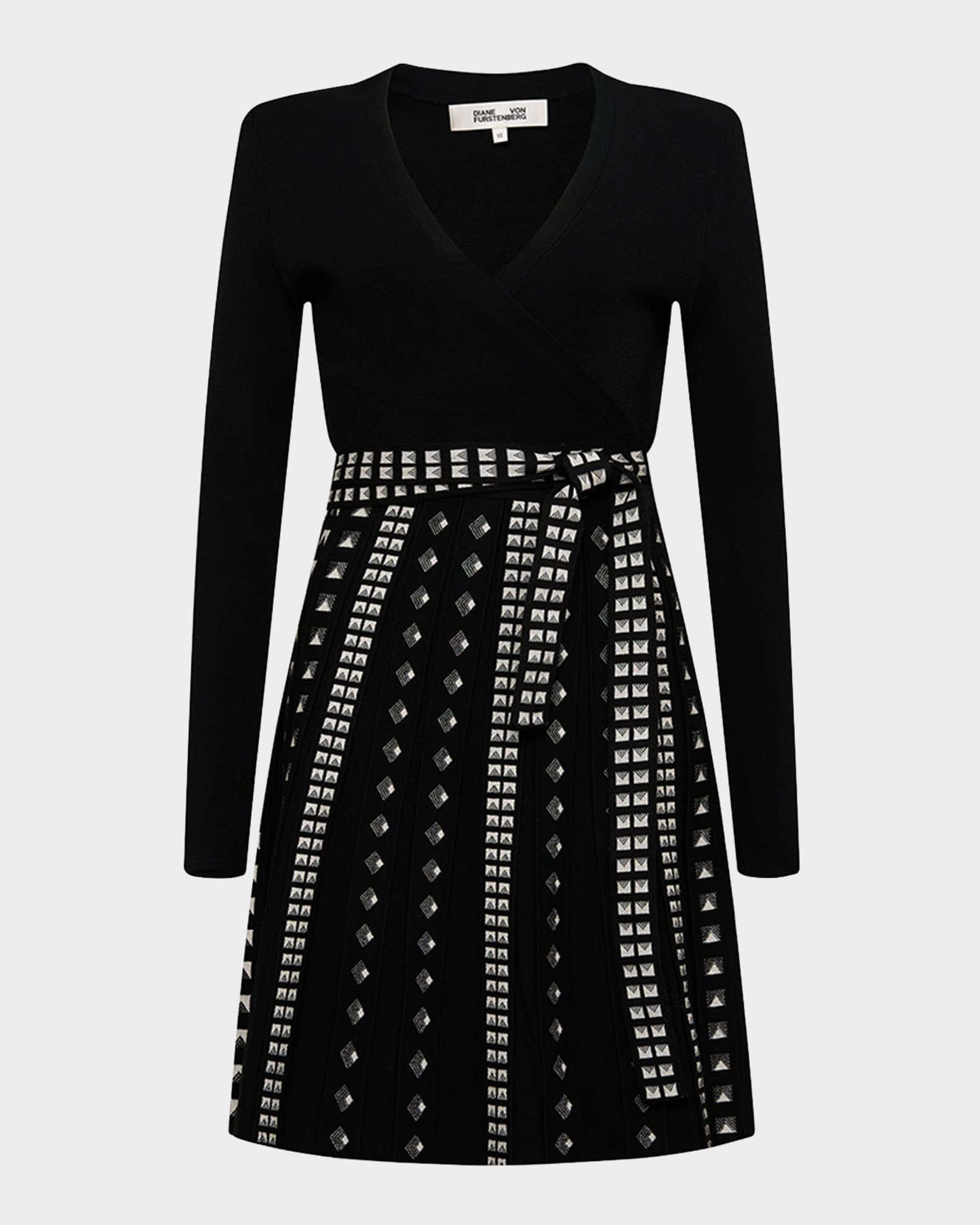 Chelsea Jacquard Knit Mini Dress