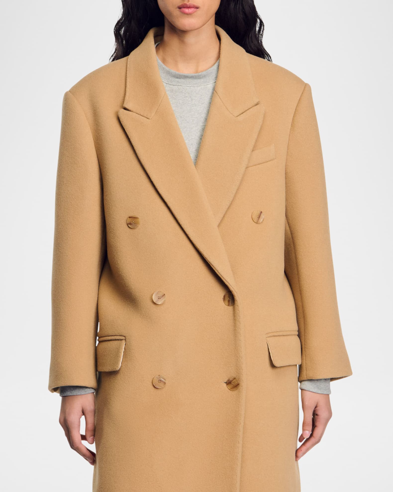 Neiman marcus wool coats on sale