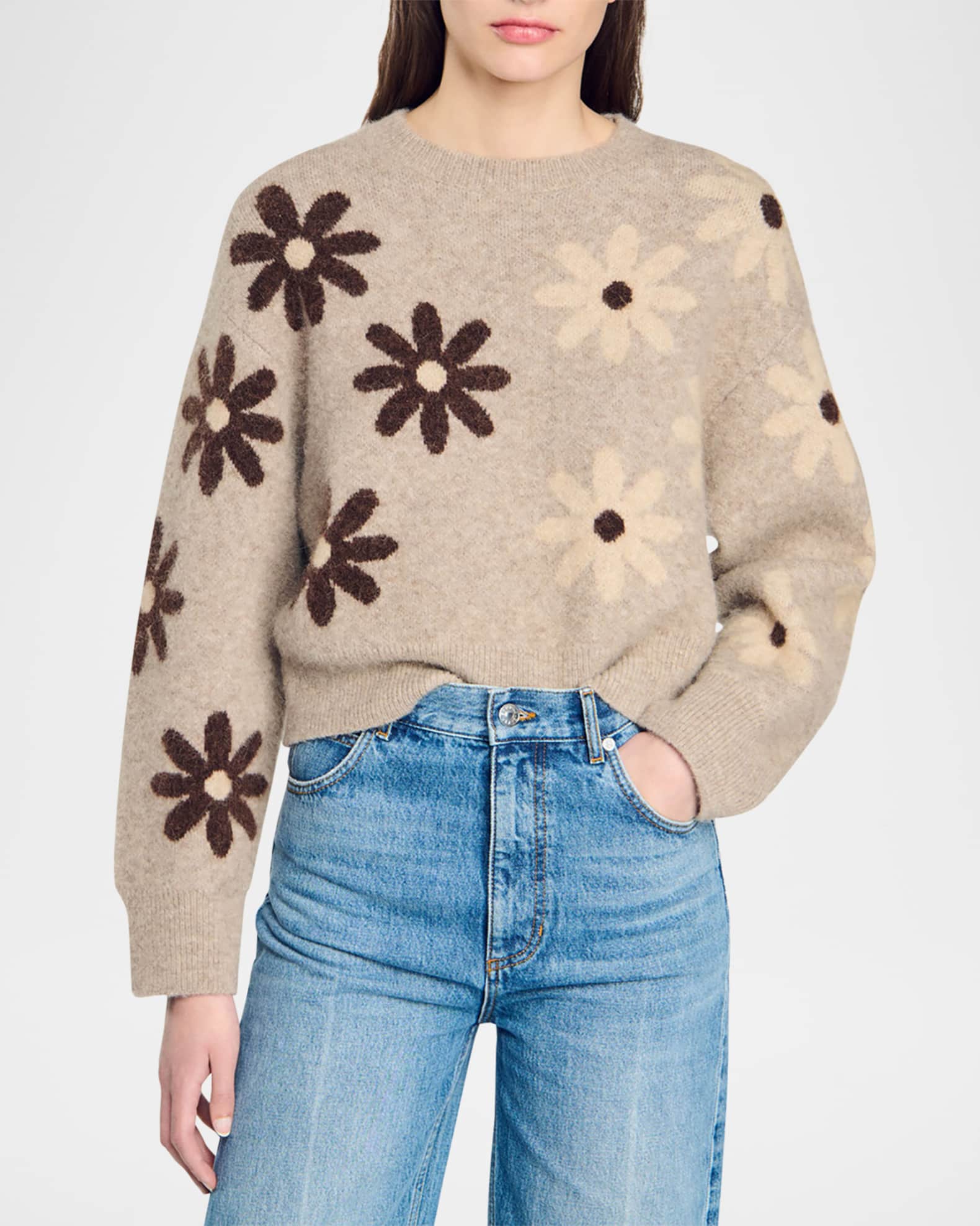 Madewell painted spots pullover sweater store