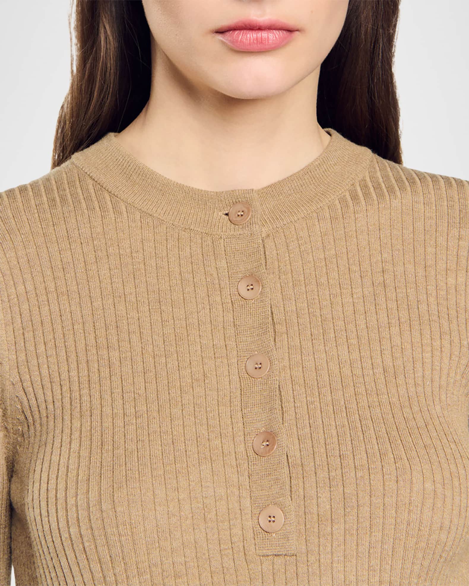 Sandro crossover sweater cheap
