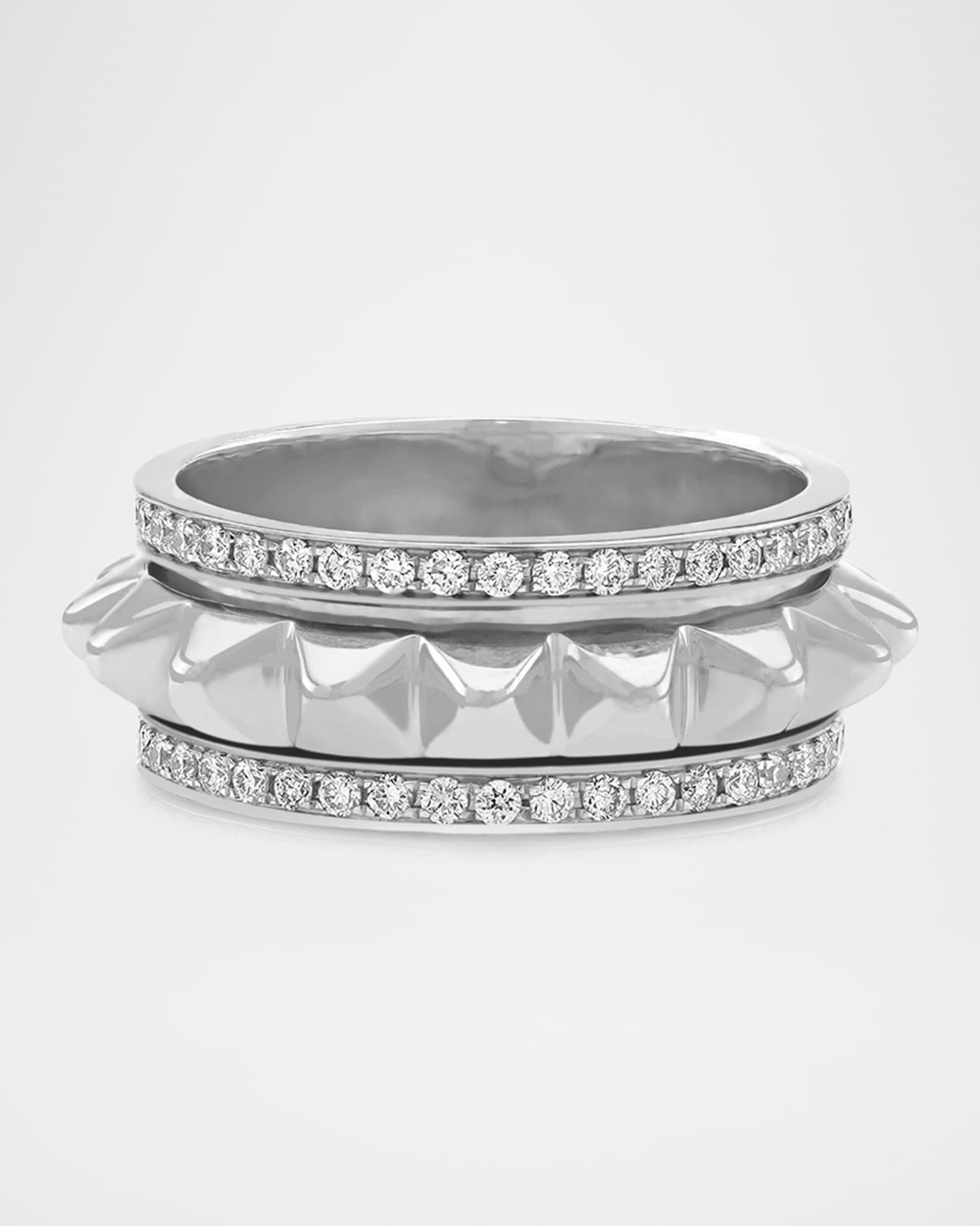 Cardamom 18K White Gold Diamond Ring 0
