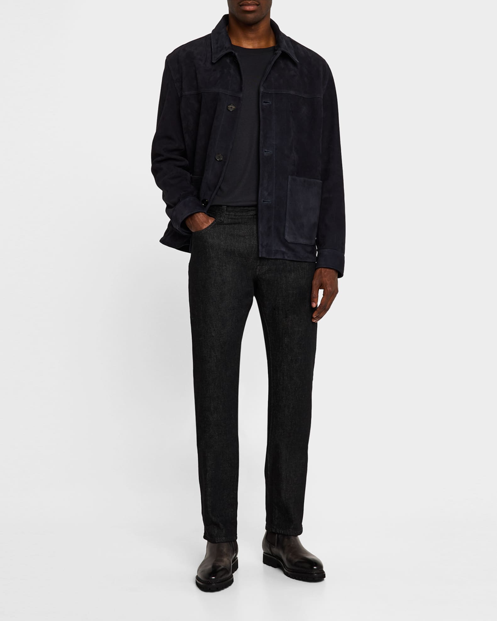 Men's Suede Chore Coat 1