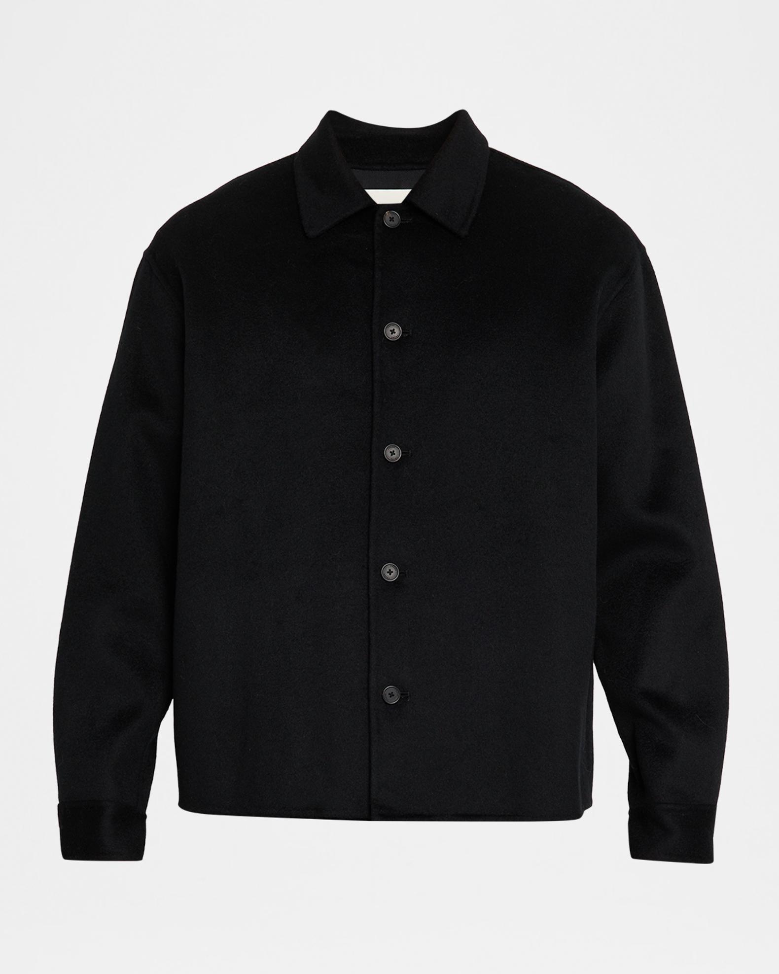 FRAME Men's Double-Face Wool Overshirt | Neiman Marcus