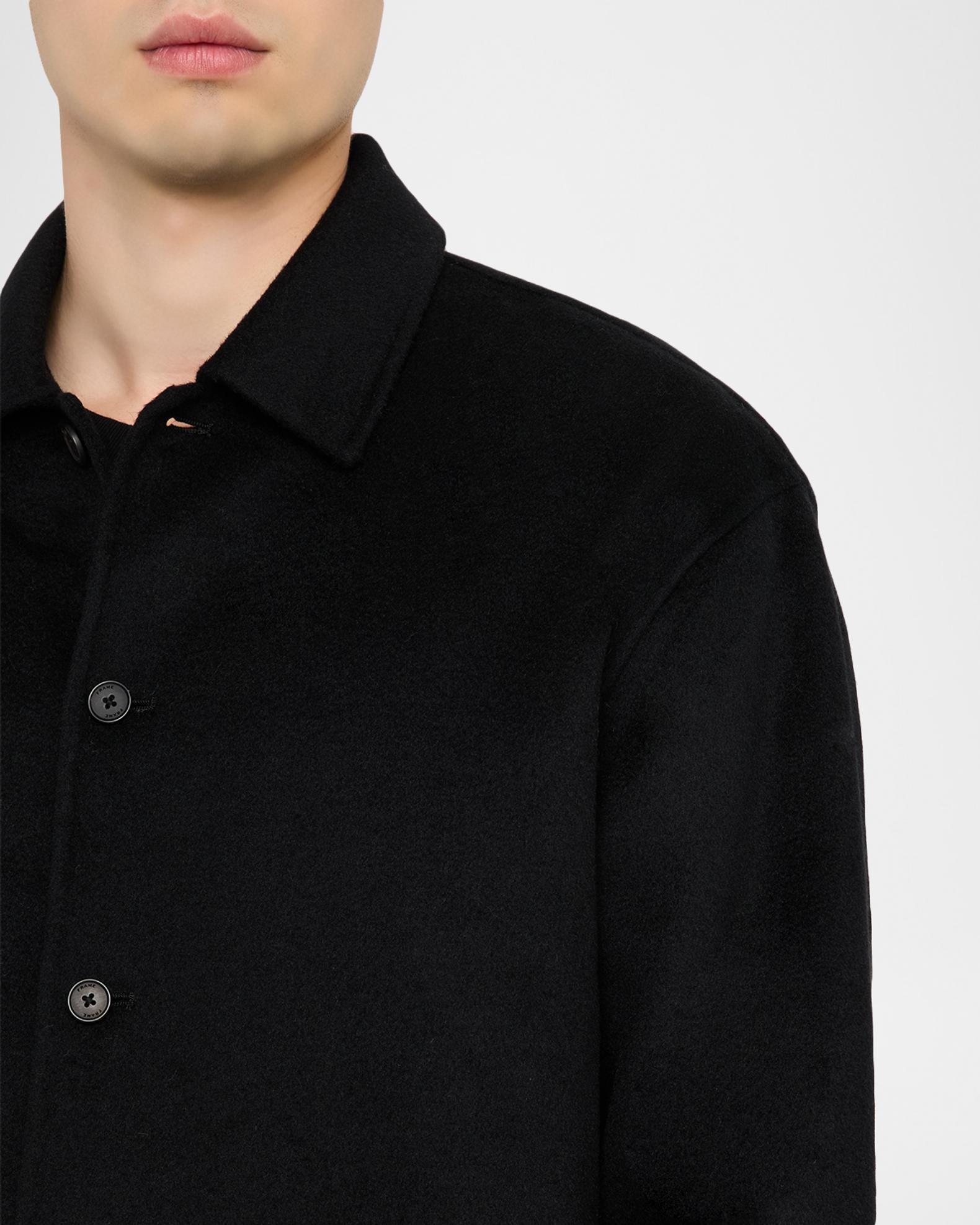 FRAME Men's Double-Face Wool Overshirt | Neiman Marcus