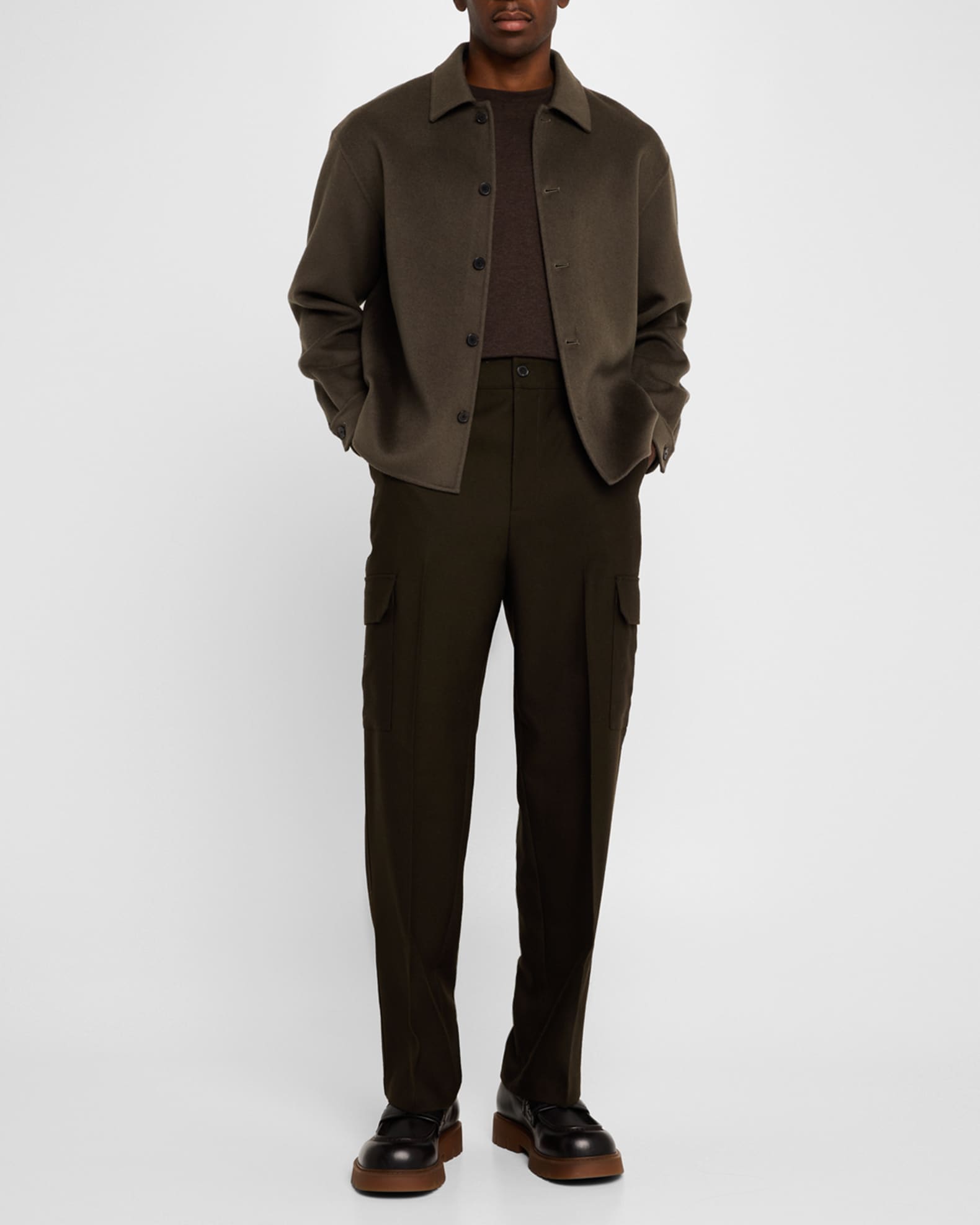 Men's Double-Face Wool Overshirt 1