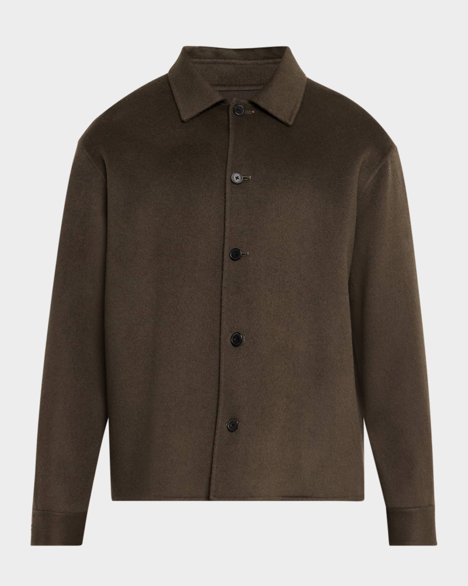 Men's Double-Face Wool Overshirt 0
