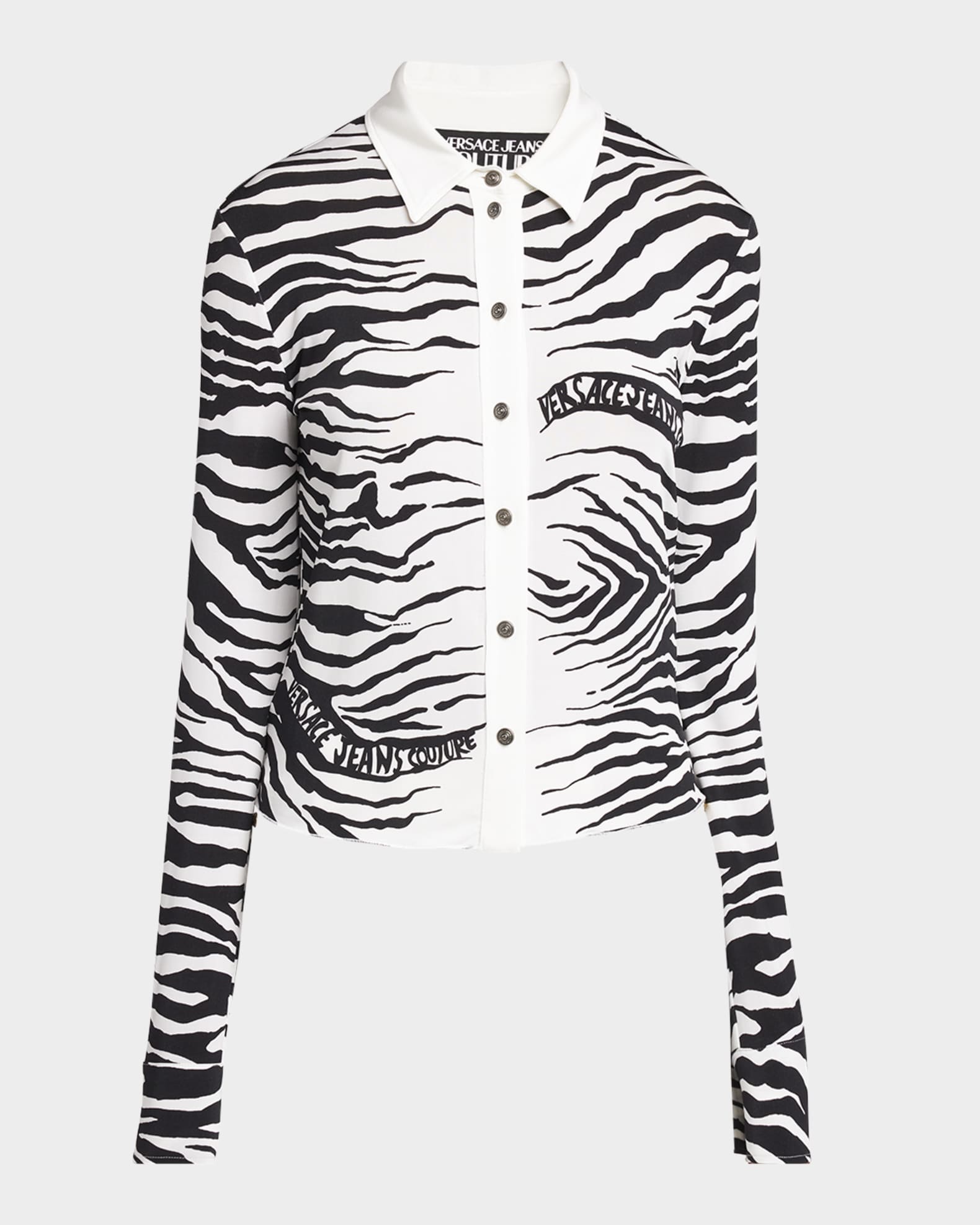 Long-Sleeve Zebra Top 0