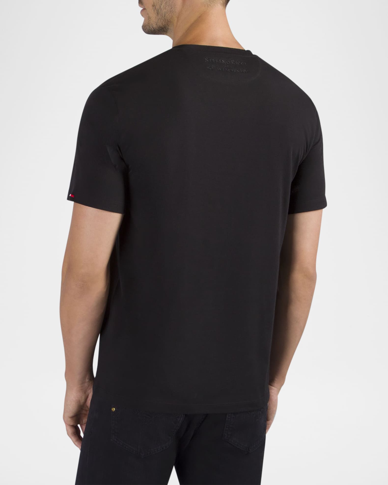 Men's Embroidered Graphic Crewneck T-Shirt 1