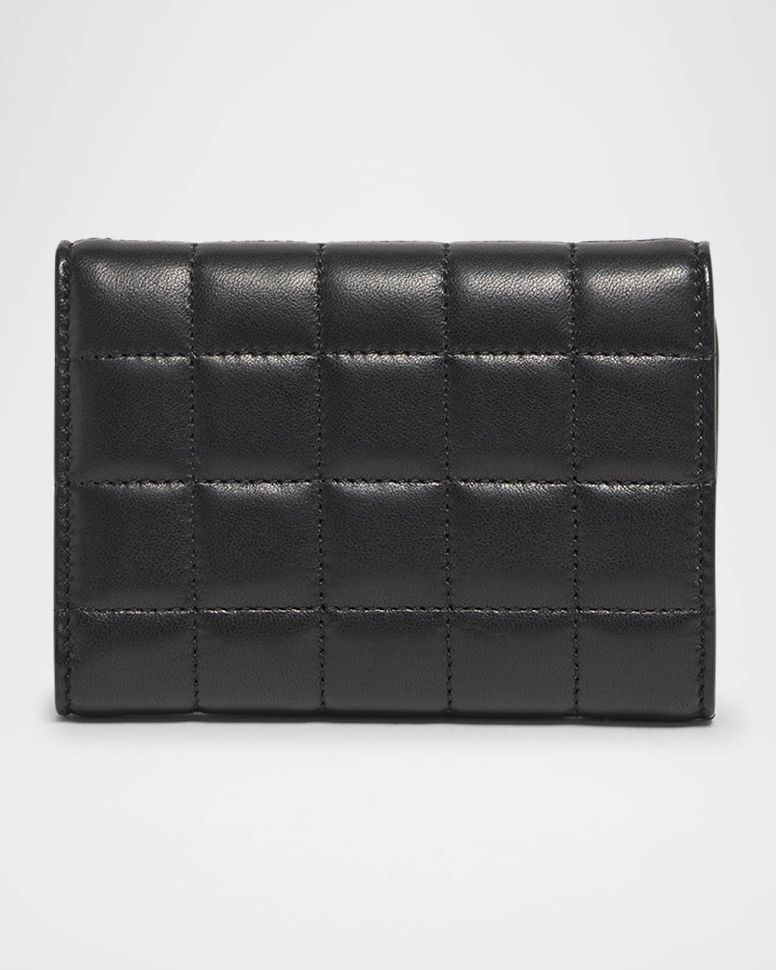Saint Laurent YSL Slim Trifold Wallet in Quilted Leather Neiman Marcus