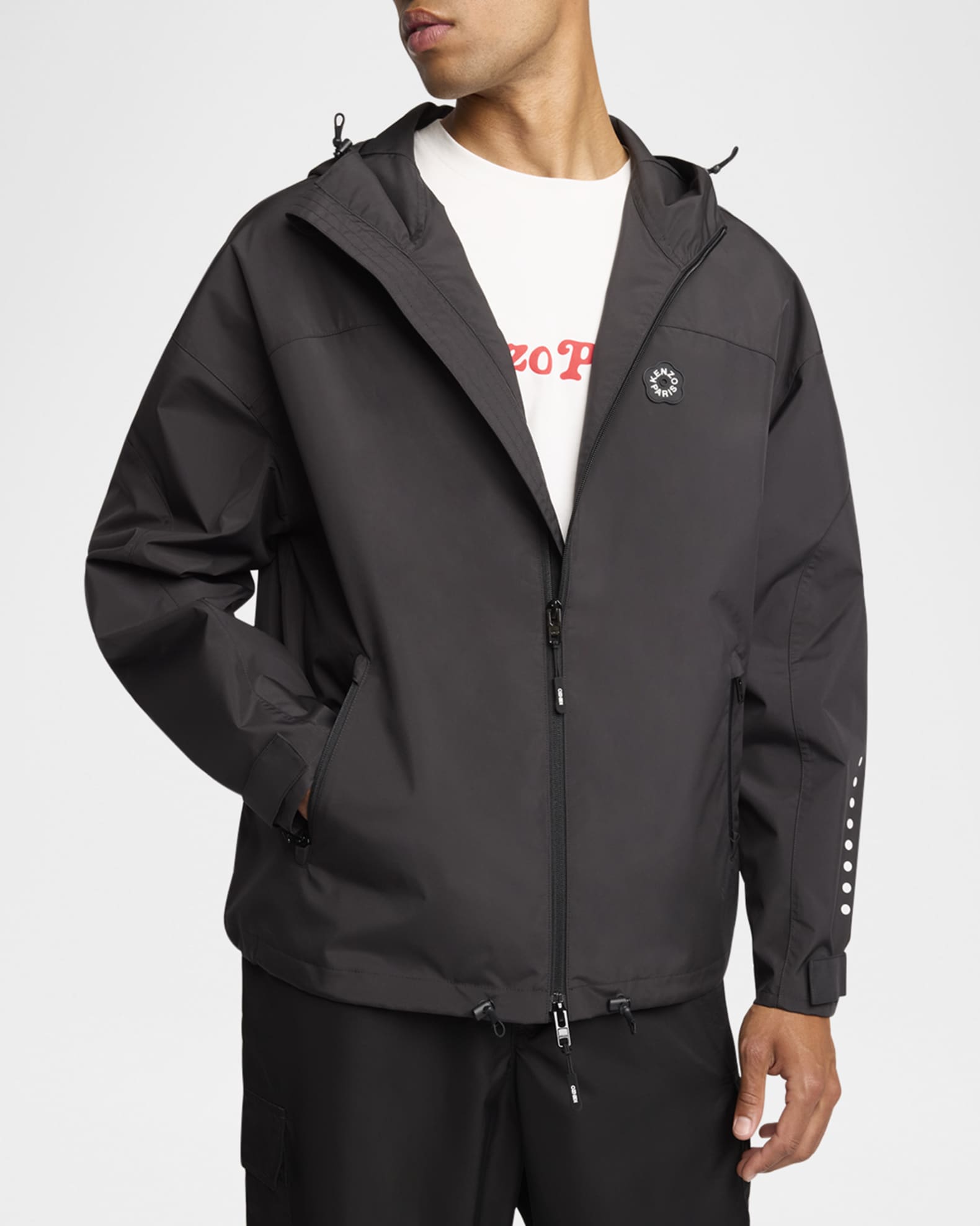 アウターその他 KENZO SS25 BOKE 2.0 SHORT WINDBREAKER (FF52OU1419NF 99) Boke Flower 2.0' short windbreaker | Women's | KENZO