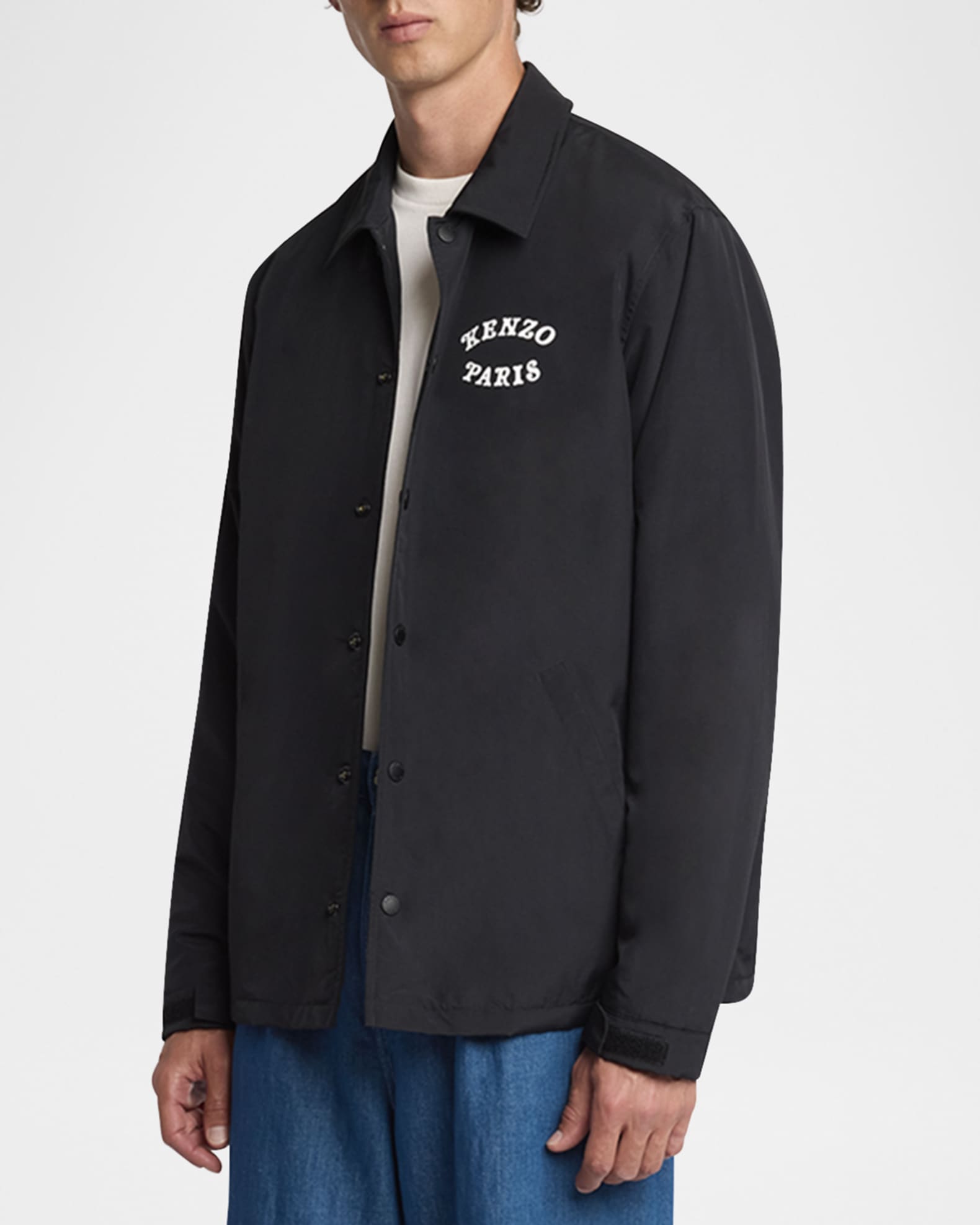 Men's Heavy Nylon Coach Jacket 1
