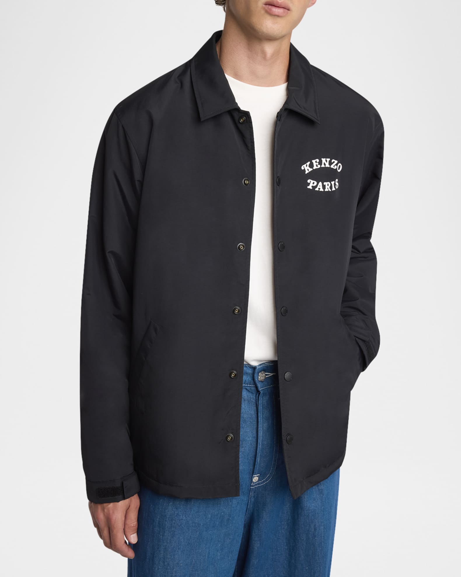 ワンピなど最旬ア！ Kenzo Men's Heavy Nylon Coach Jacket | Neiman Marcus ジャケット・アウター