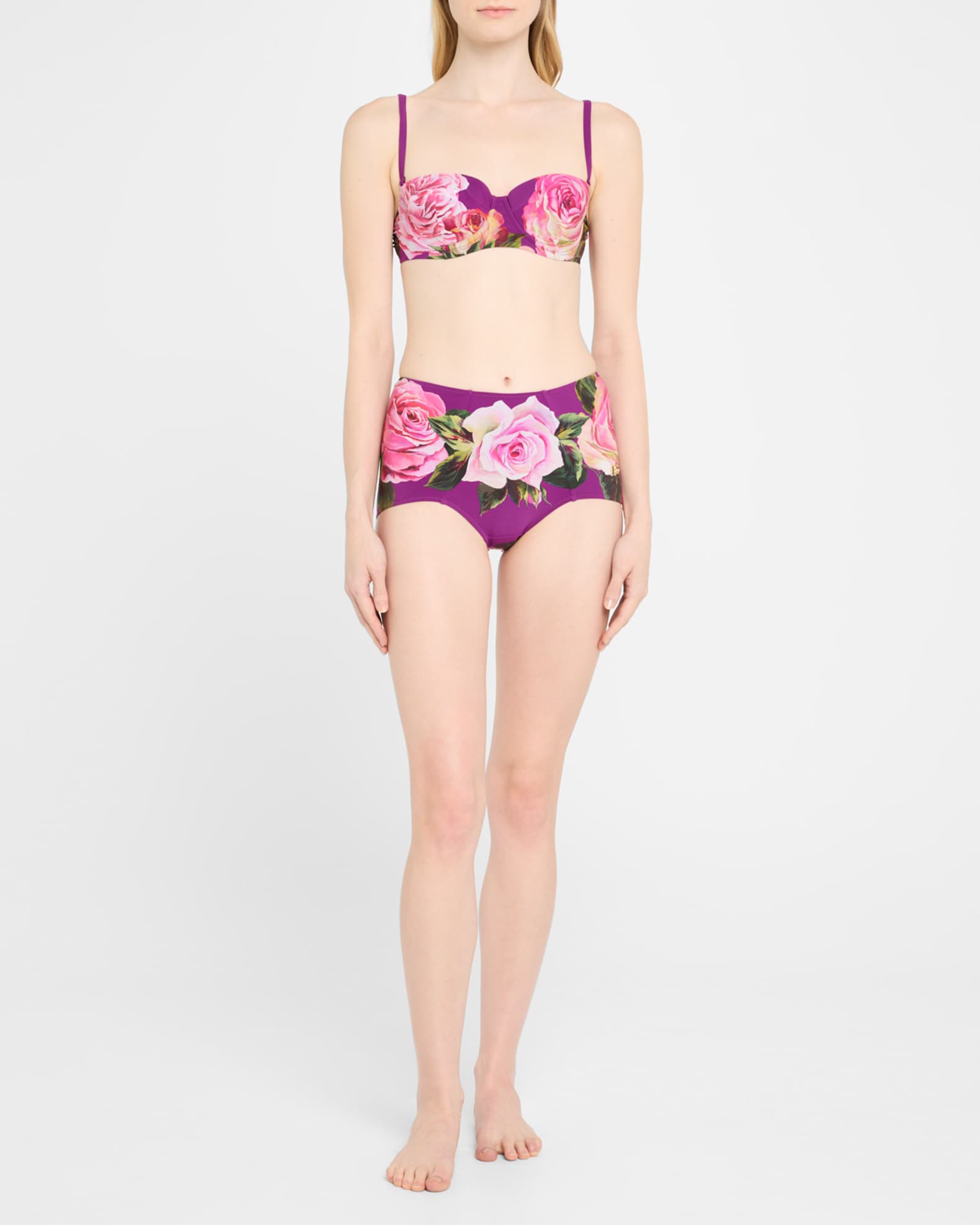 Rose Jersey Two-Piece Swimsuit 1
