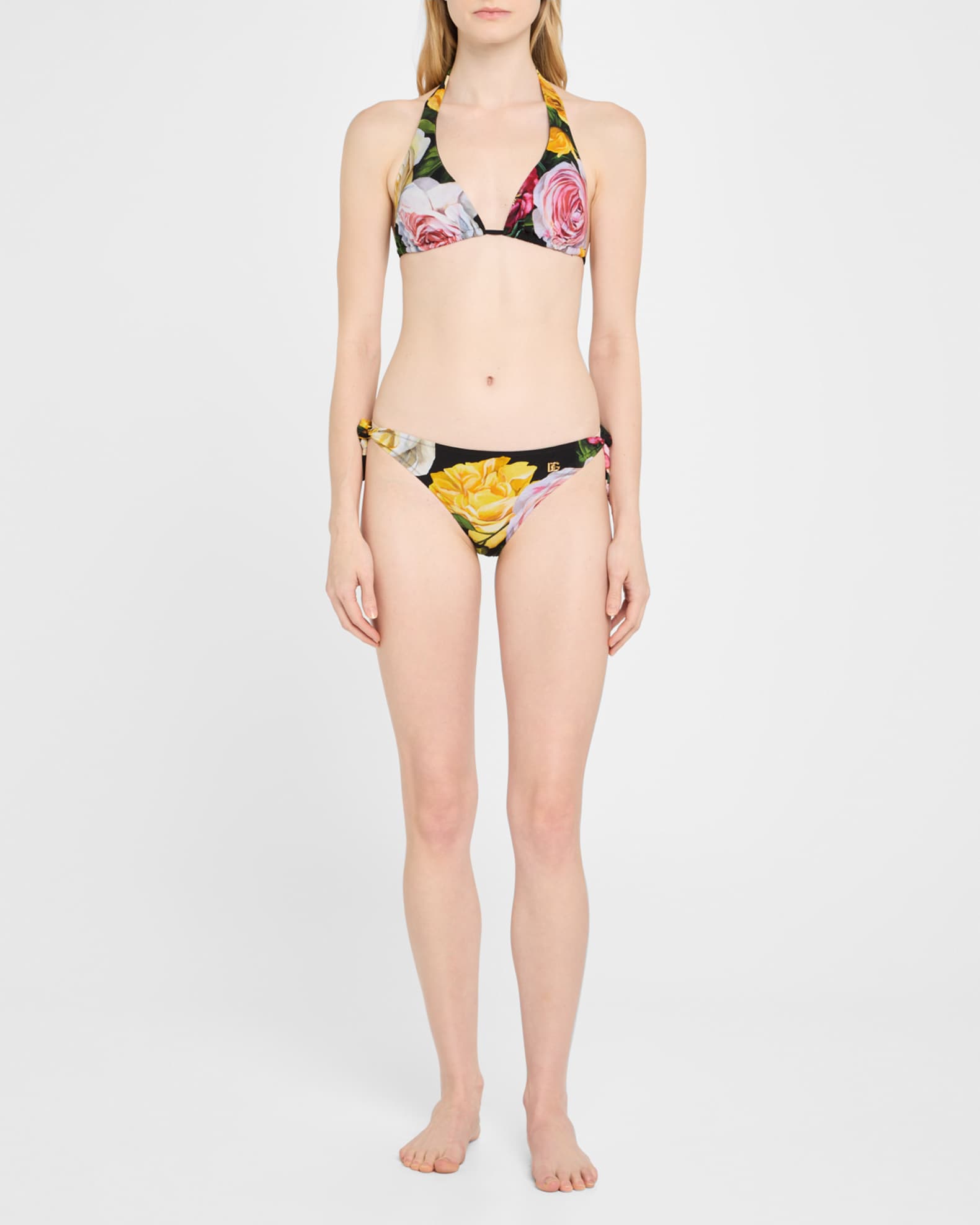 Peonies and Roses Two-Piece Swimsuit 1