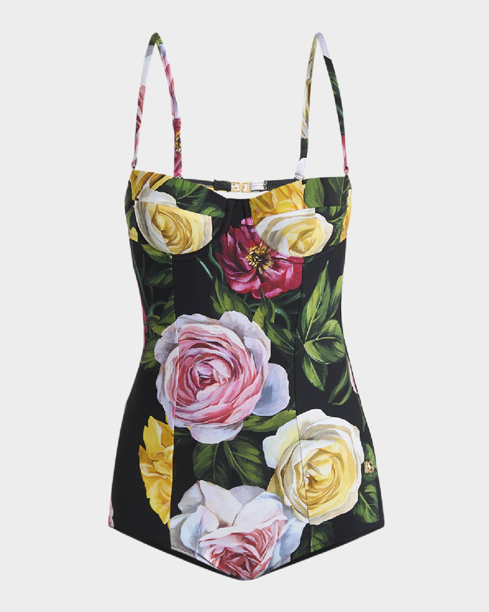 St. Peonie Rose One-Piece Swimsuit 0