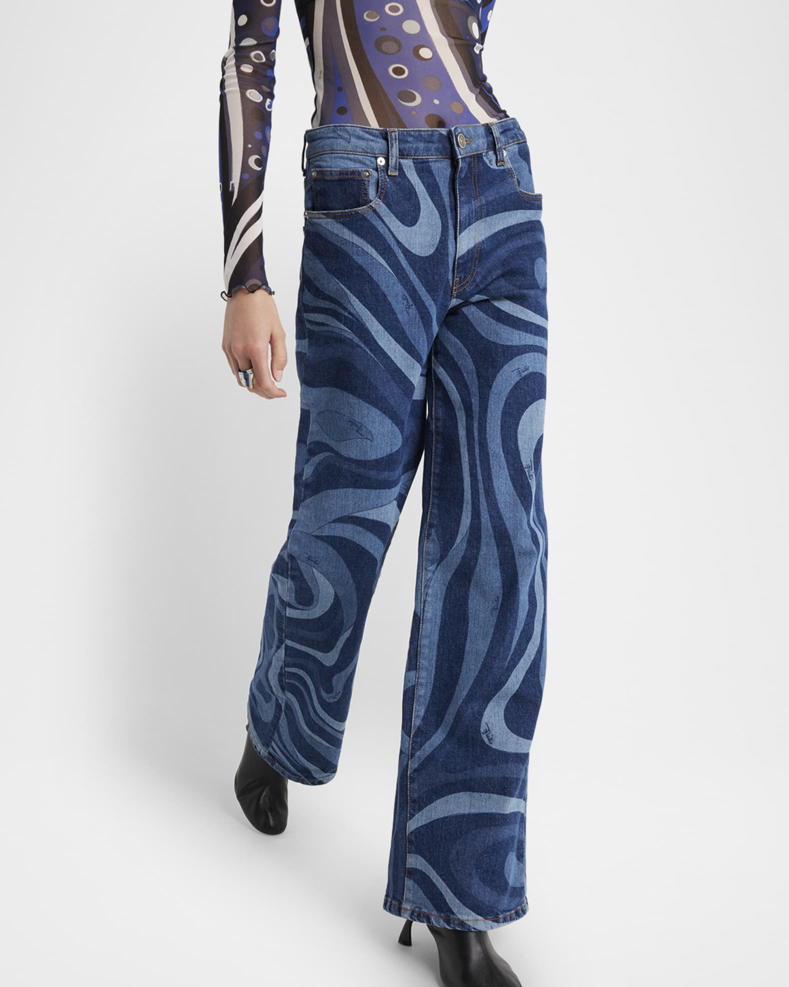 Pucci Marmo Straight-Leg Jeans | Neiman Marcus