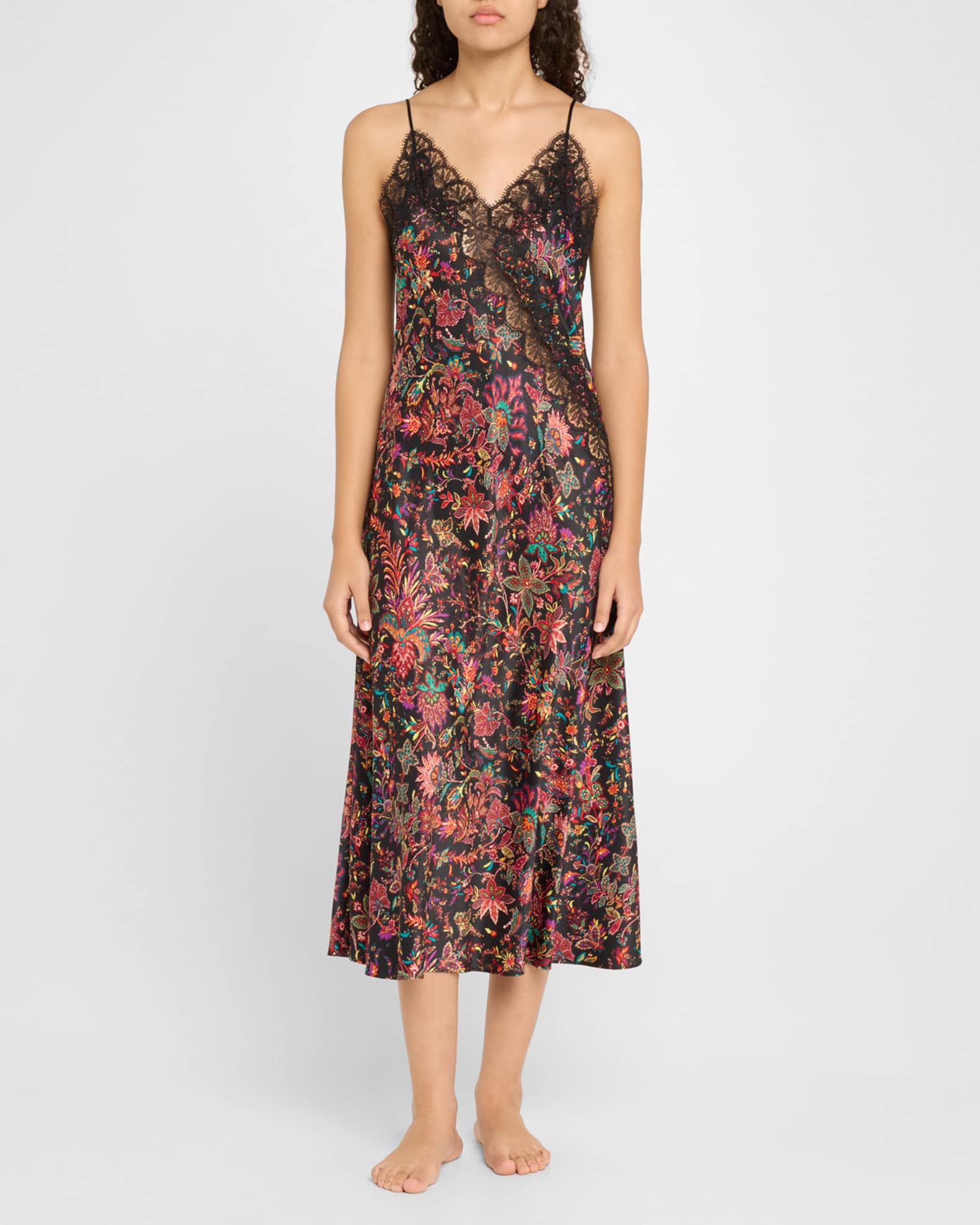Granada Floral-Print Midi Slip Dress 1
