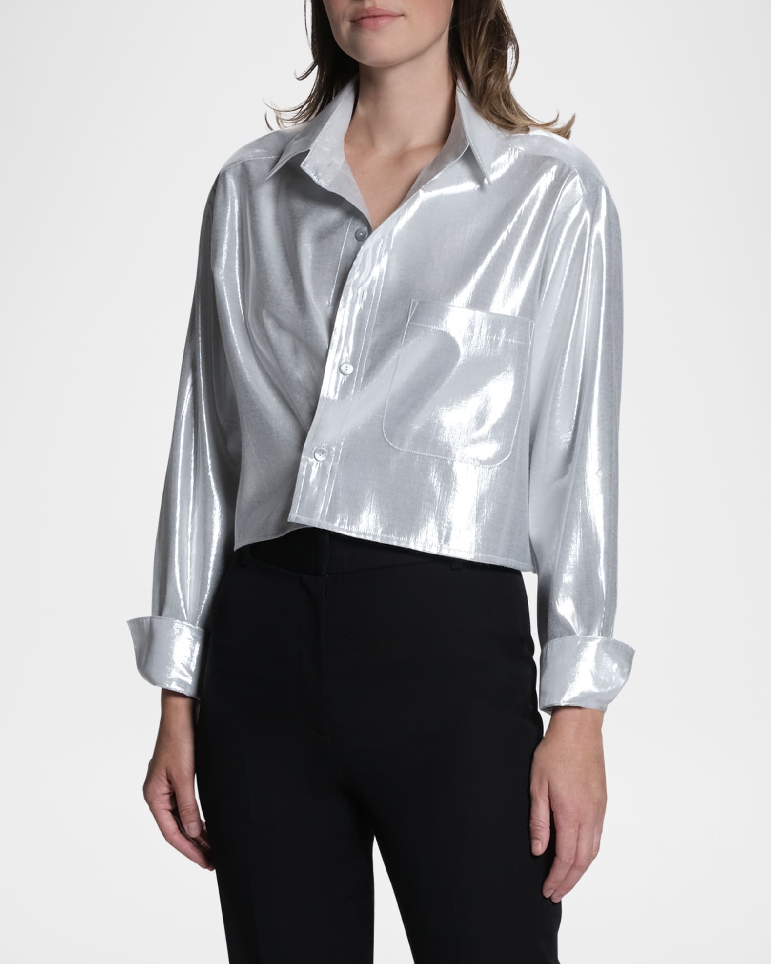 The Shorty Metallic Shirt
