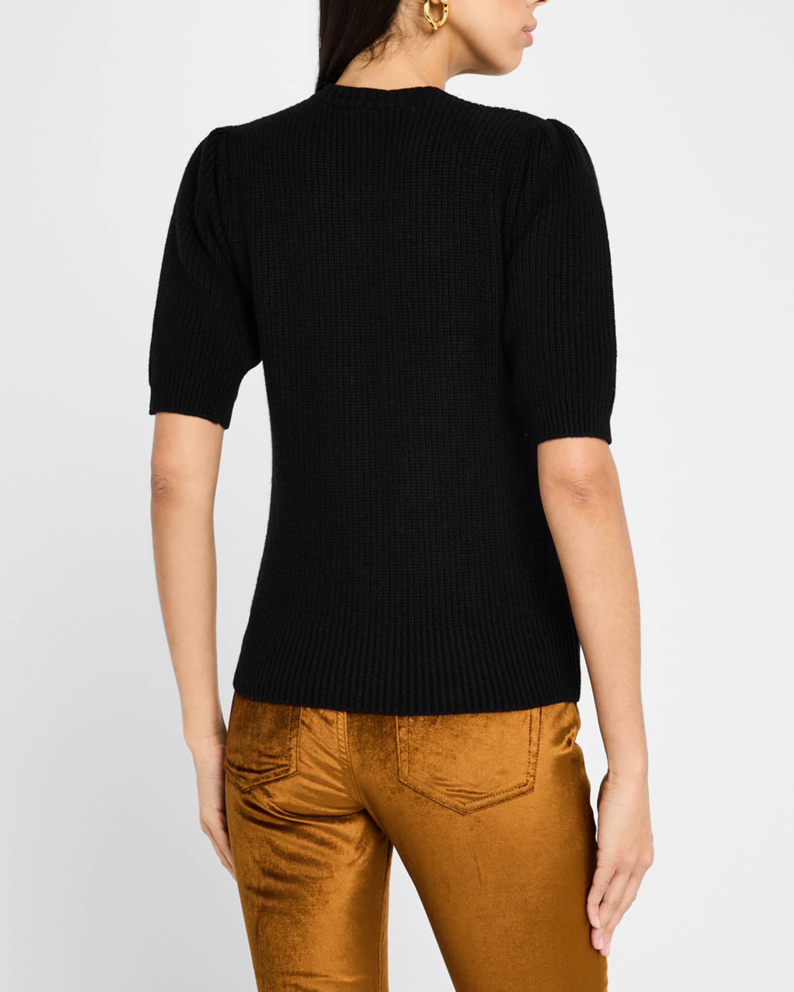 【SCENERITY】Potem collar short sleeve cardigan Short Sleeve Cardigan – Calle Del Mar