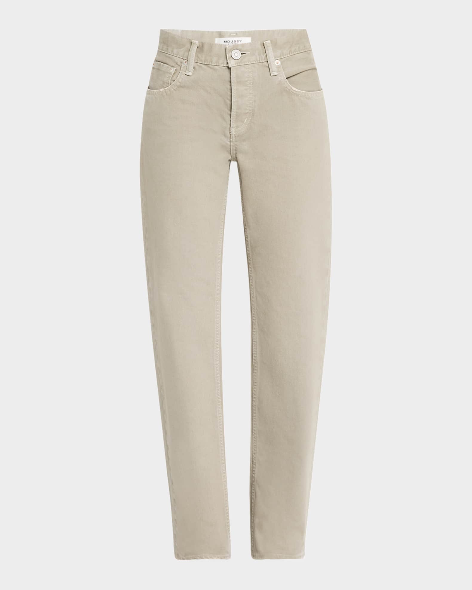 MOUSSY VINTAGE Bayonne Straight Low-Rise Jeans | Neiman Marcus