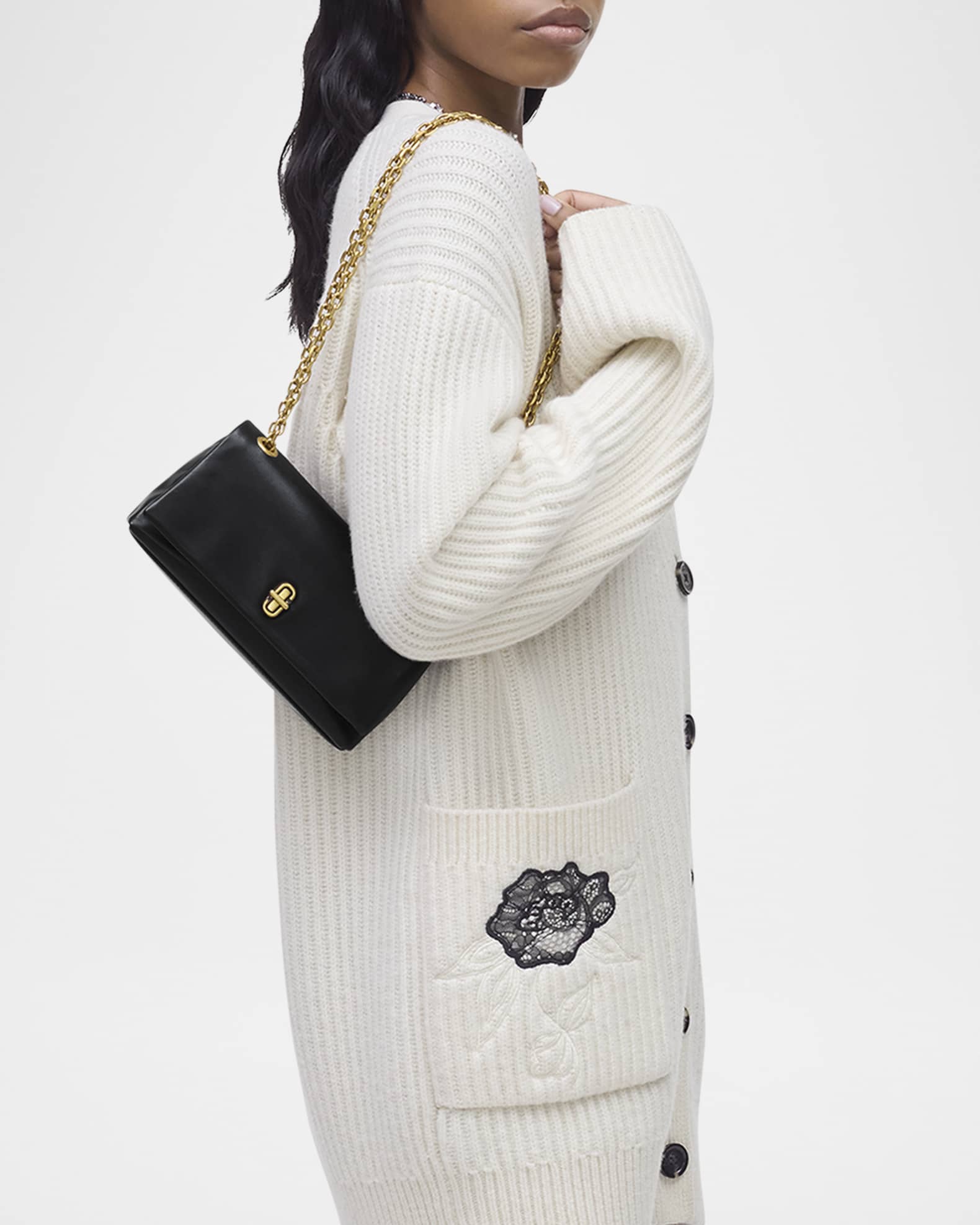 ハンドバッグ The Mini Dual Chain Shoulder Bag - Marc Jacobs - Leather - B Marc Jacobs The Dual Chain Mini Bag | Neiman Marcus