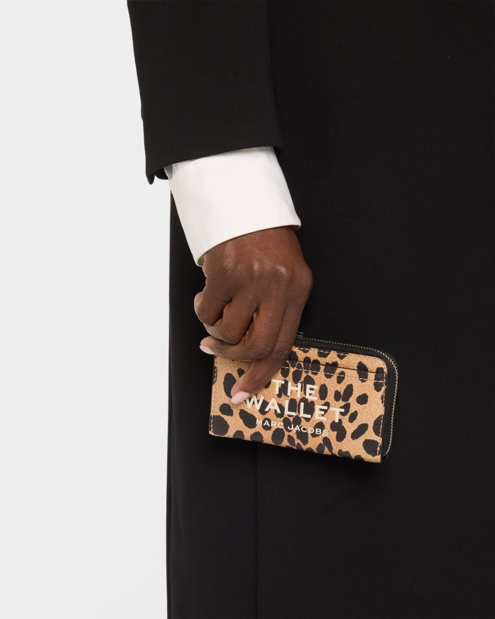 The Top Zip Multi Cheetah Printed Leather Wallet