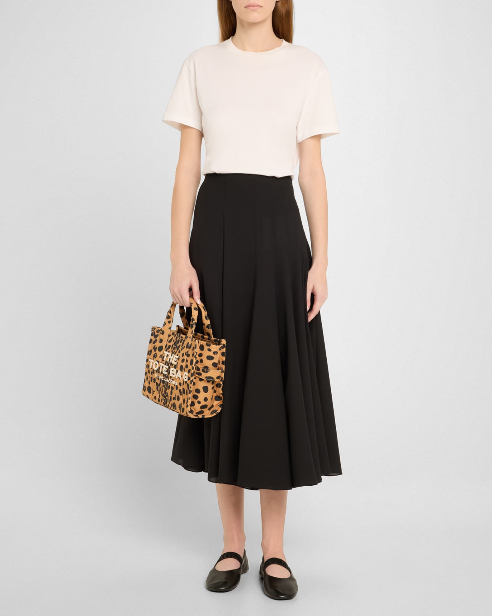 Marc Jacobs The Small Cheetah Canvas Tote Bag | Neiman Marcus