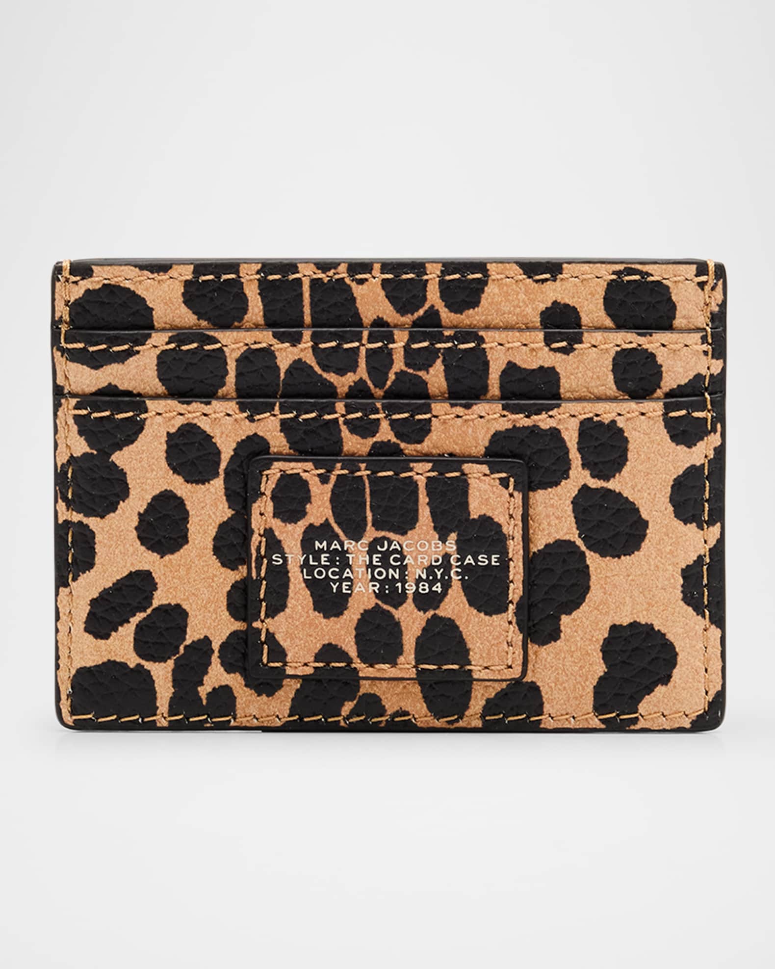 Marc Jacobs The Cheetah Card Case | Neiman Marcus