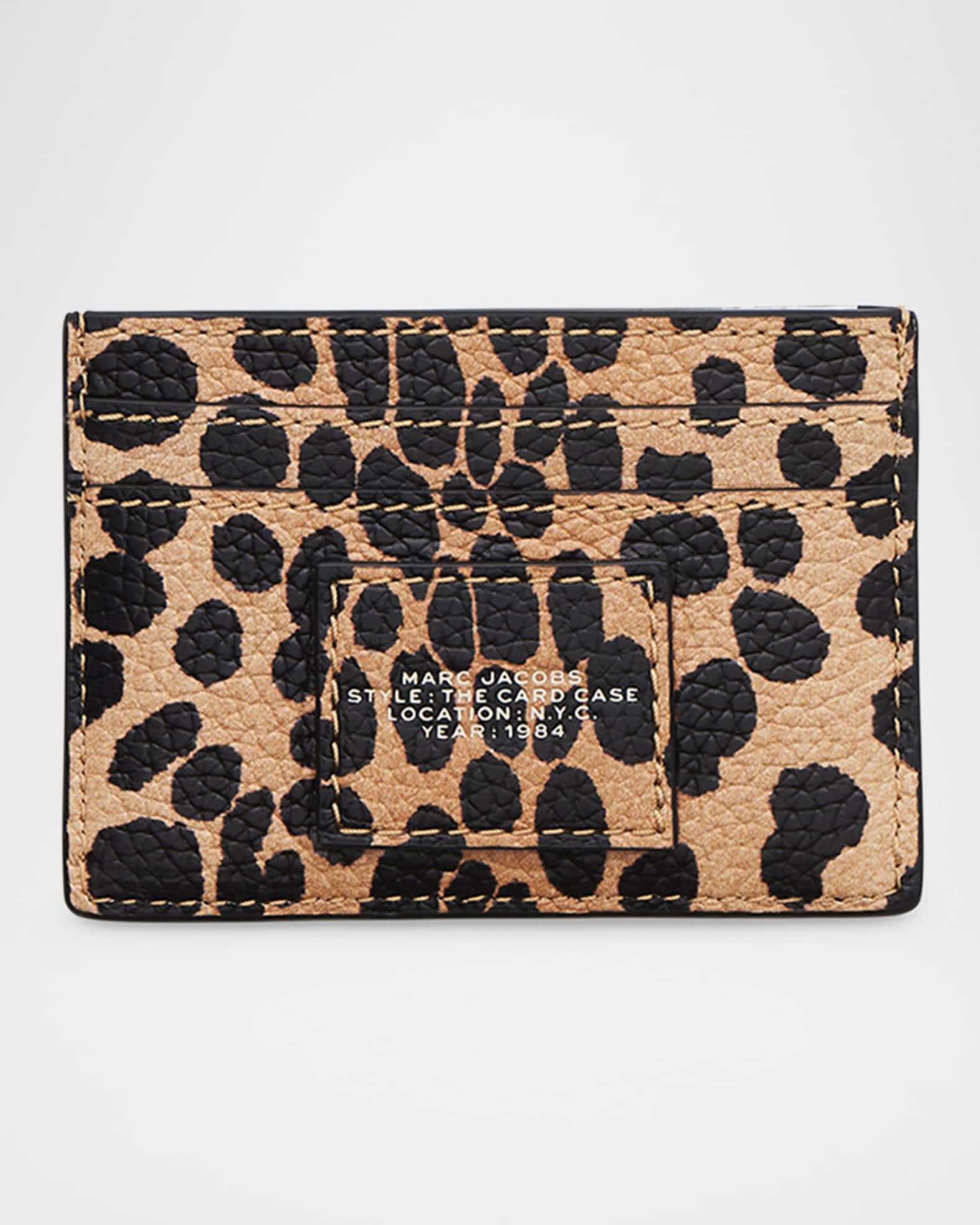 Marc Jacobs The Cheetah Card Case | Neiman Marcus